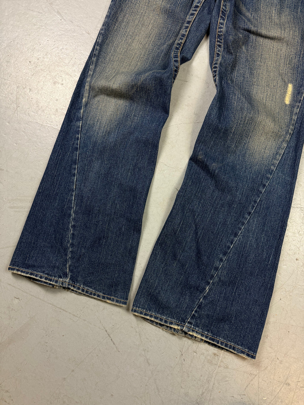 Vintage True Religion Dark Blue Flared Denim M/L