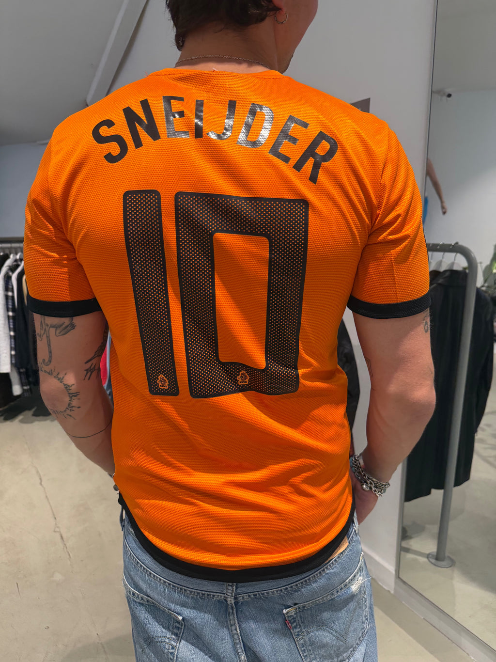 Vintage Nike Netherlands 2012/13 Sneijder Home Jersey (M)