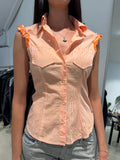 Vintage Killah Orange Sleeveless Shirt (S)
