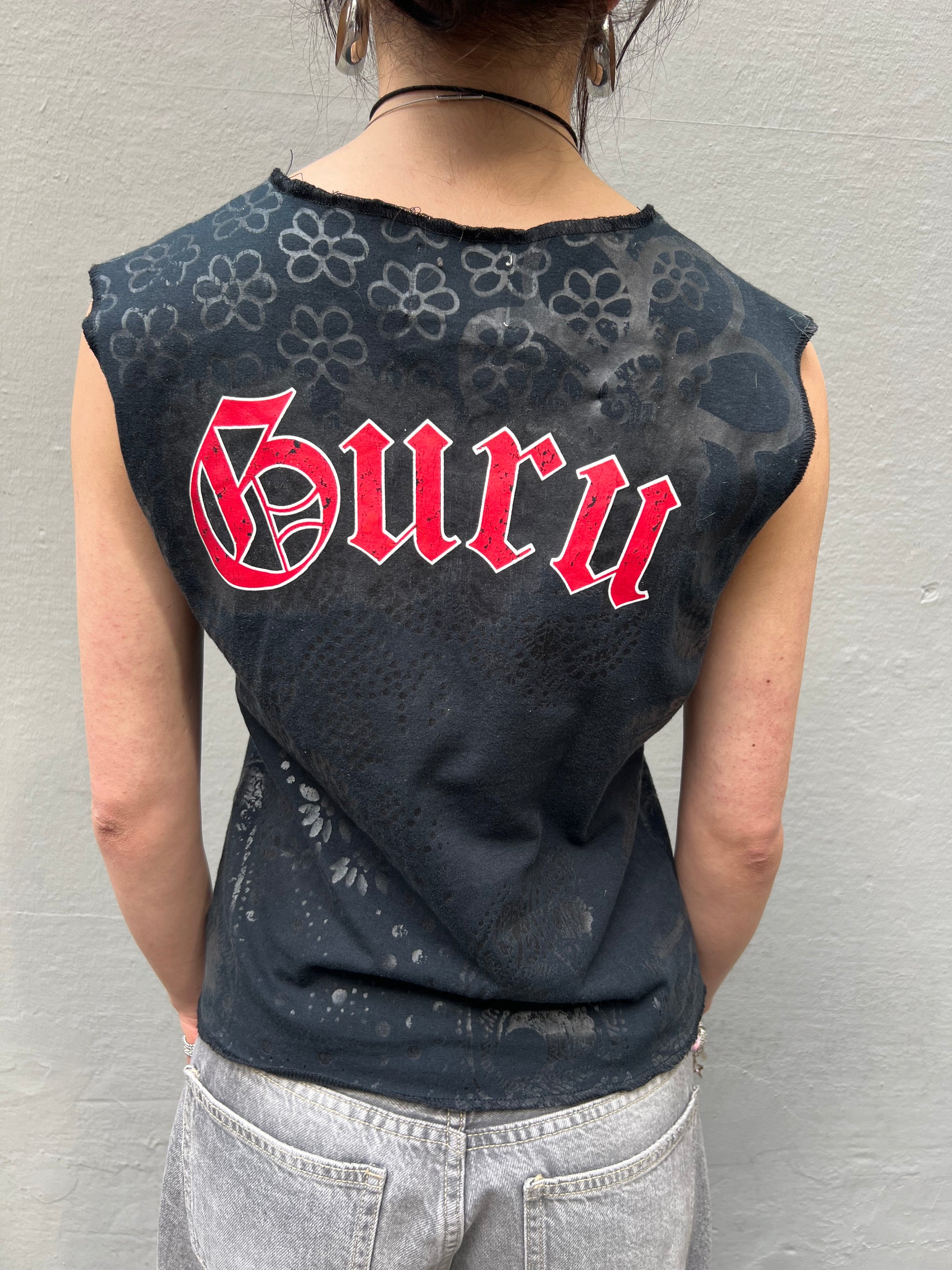 Vintage Black Guru Tank Top M