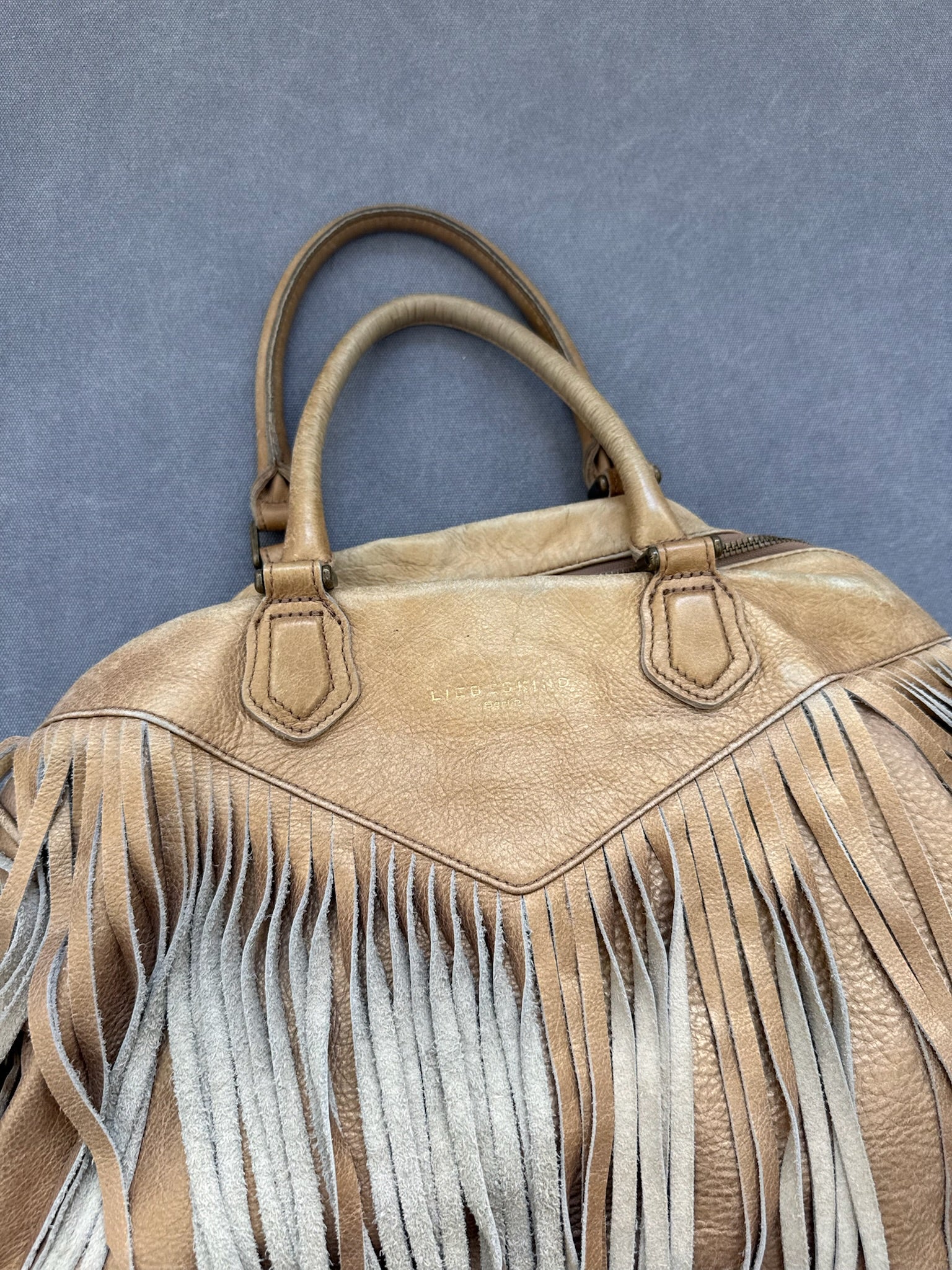 Vintage Liebeskind Berlin Boho Style Golden Bag