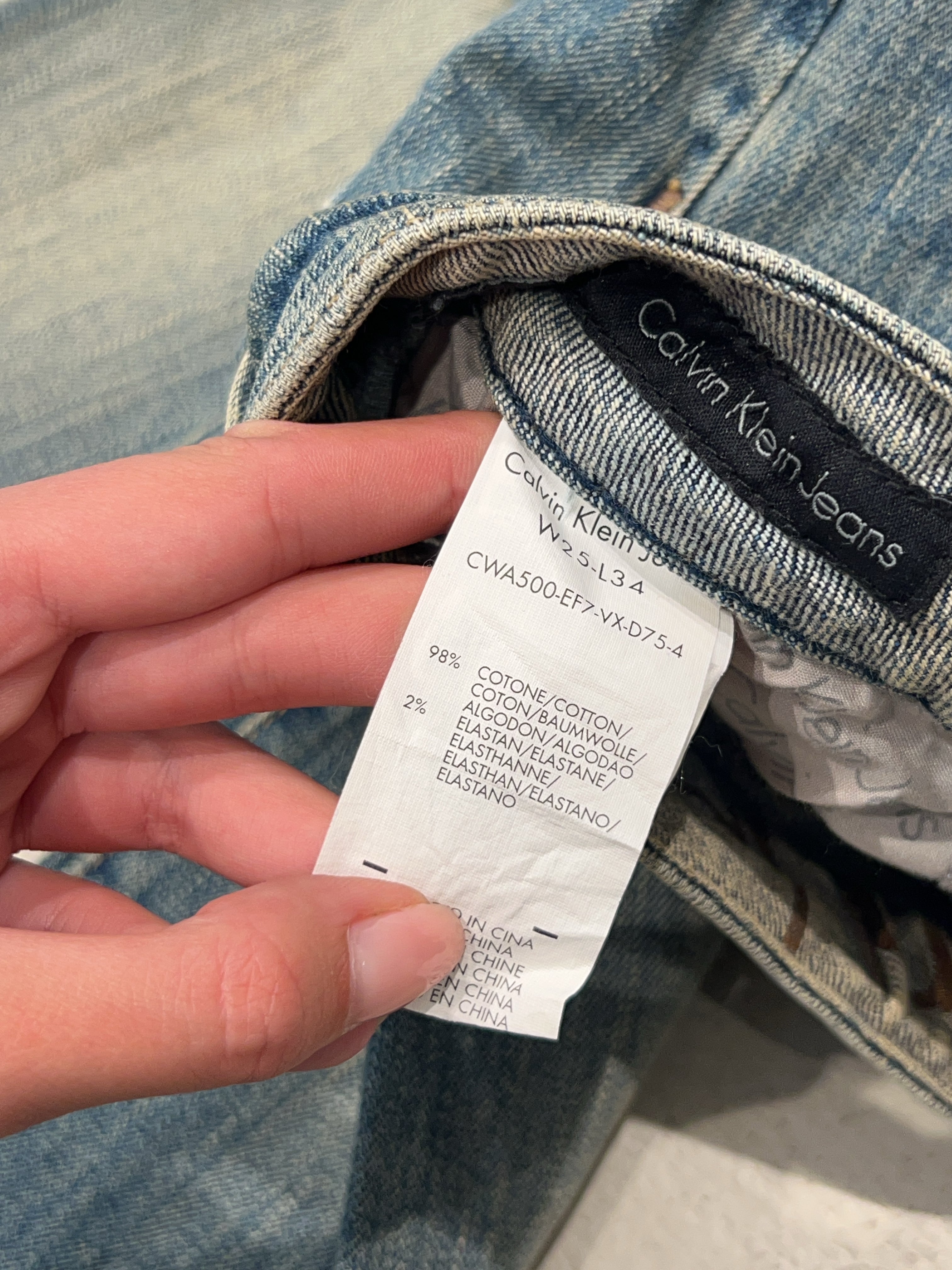 Vintage Calvin Klein Jeans Straight Leg Jeans (XS)