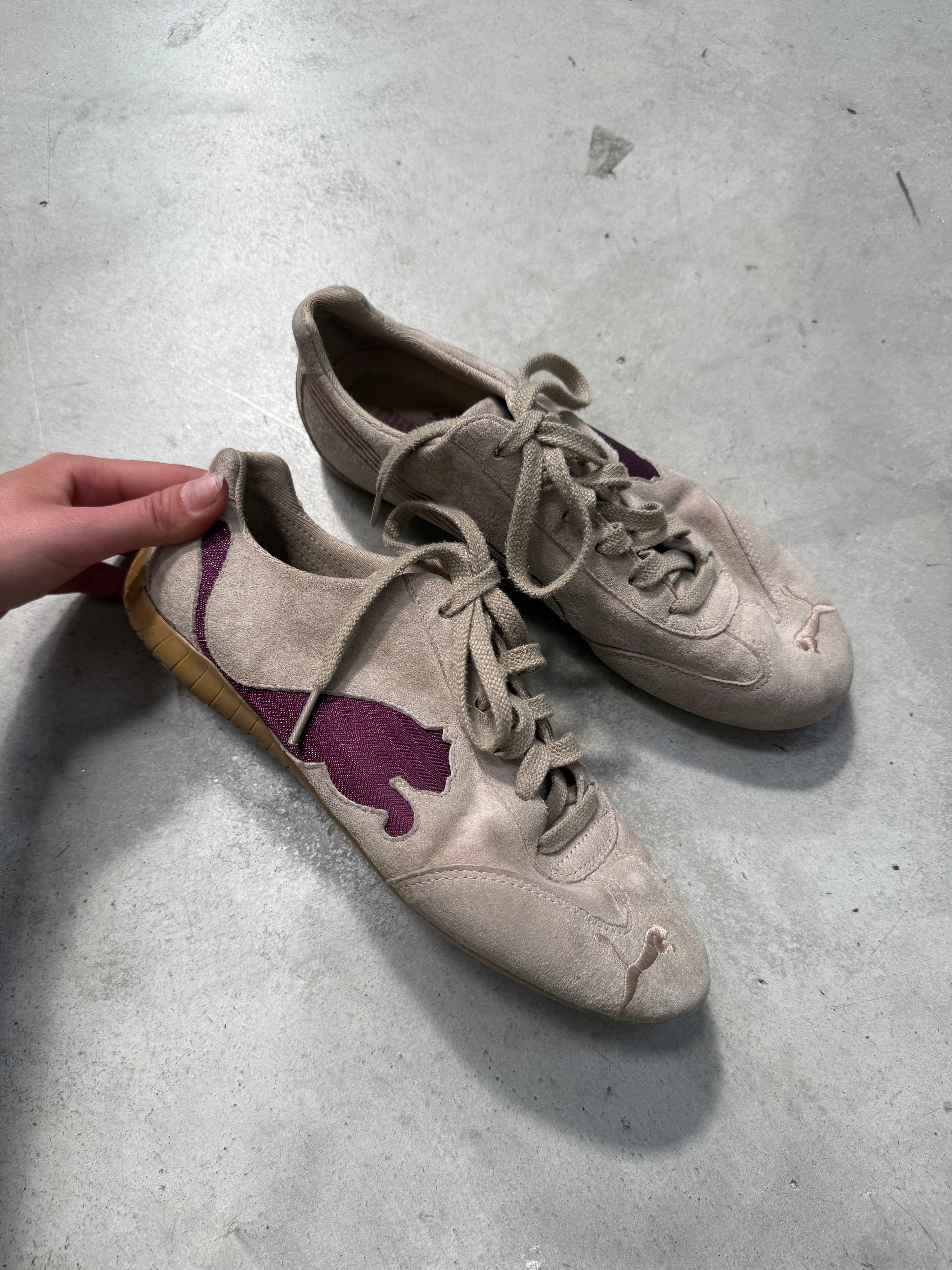 Vintage Puma Speedcat Sneakers. Y2K Second Hand Fashion