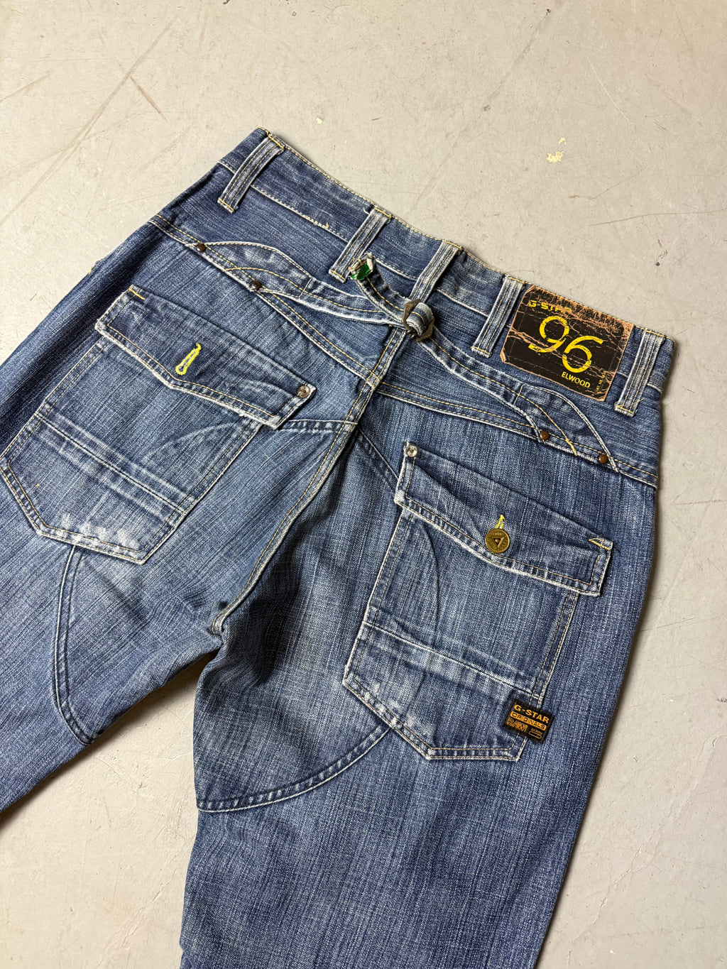 Vintage G-Star Raw Dark Blue Baggy Jeans M