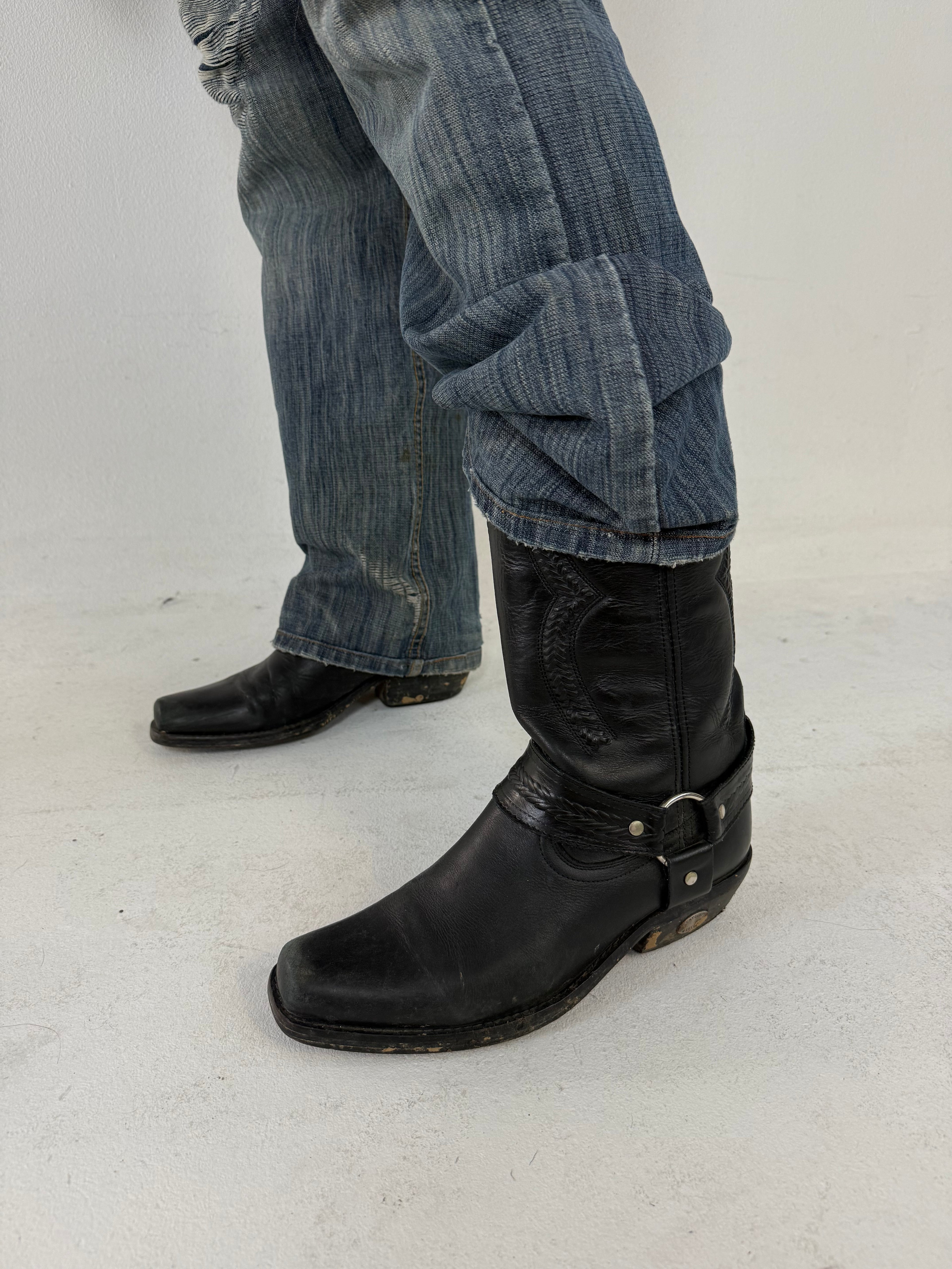 Vintage Kentucky Western Cowboy Boots 43