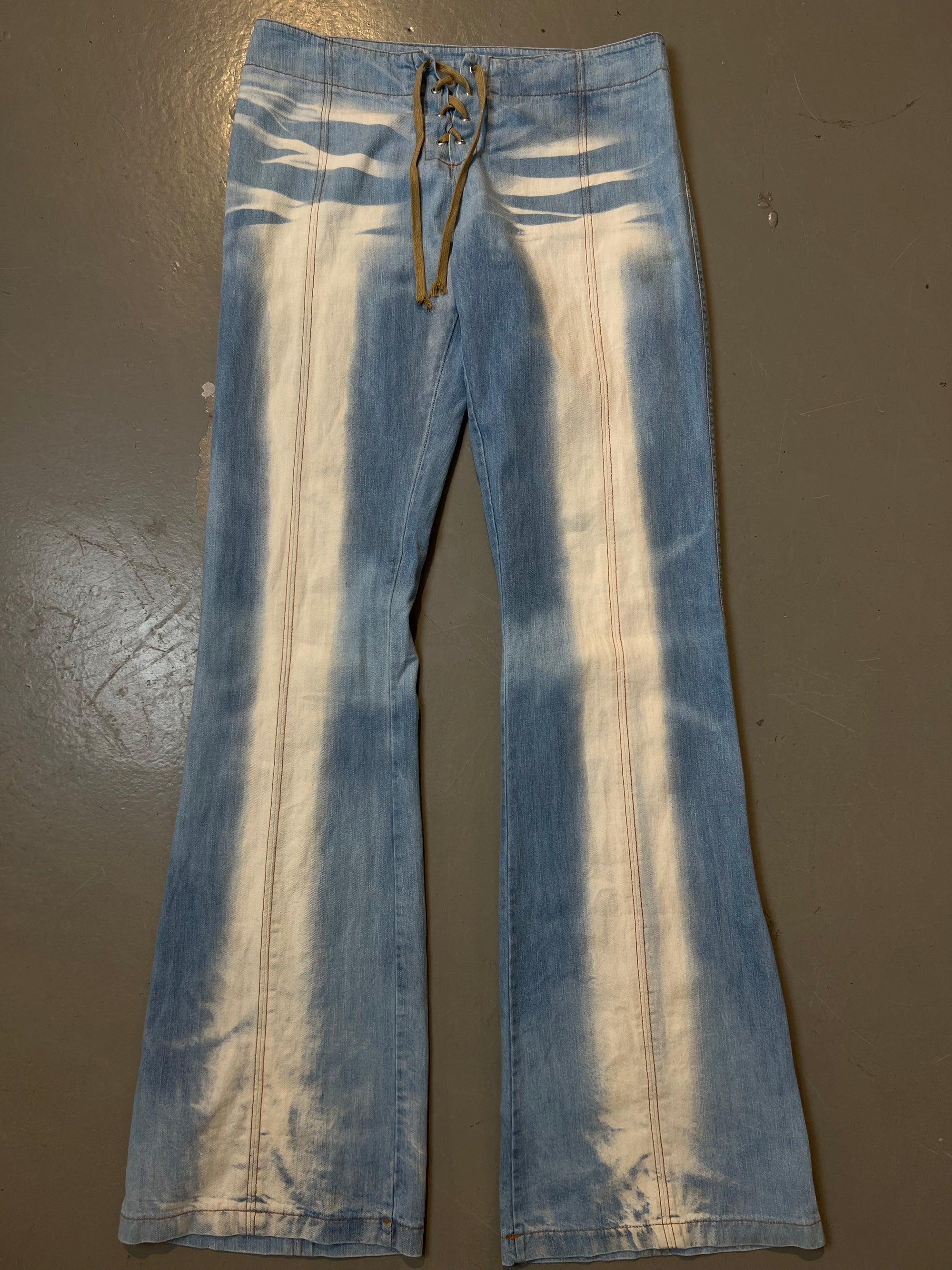 Vintage Light Blue Washed Denim S