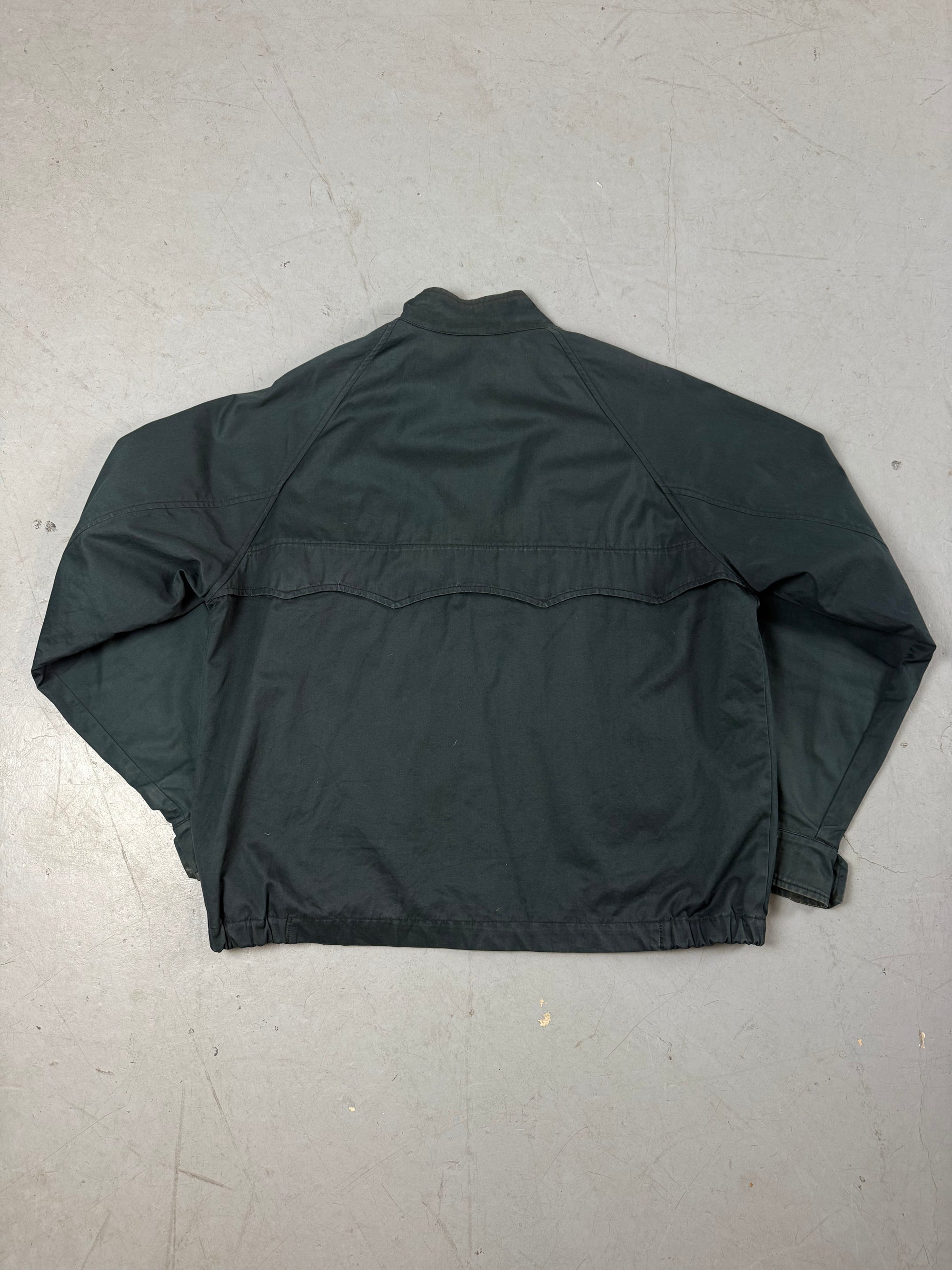 Produktbild von einer Vintage Moncler Black/Dark Green Jacket von hinten