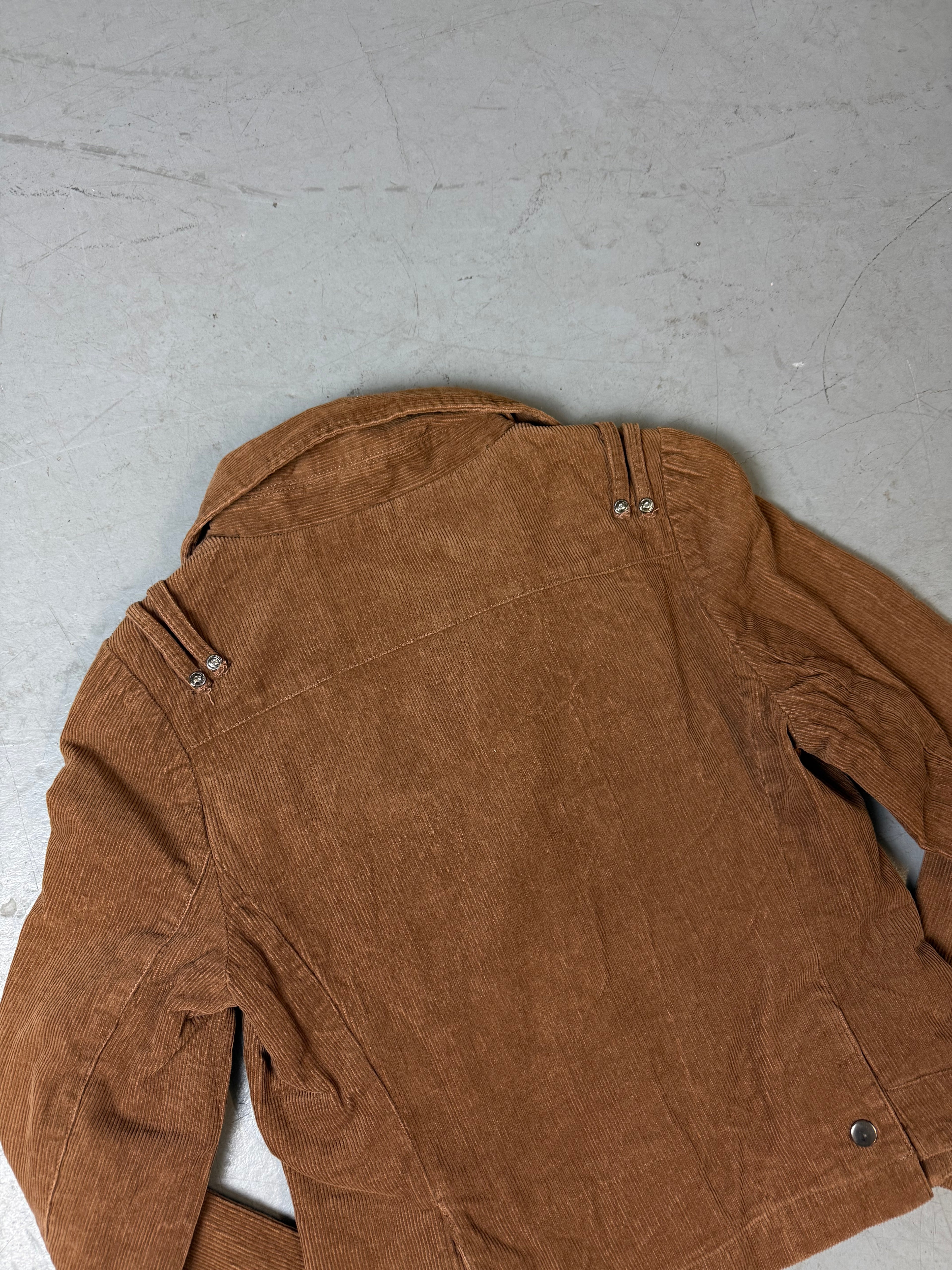 Eine vintage braune Cord Jacke von juicy Girl y2k 