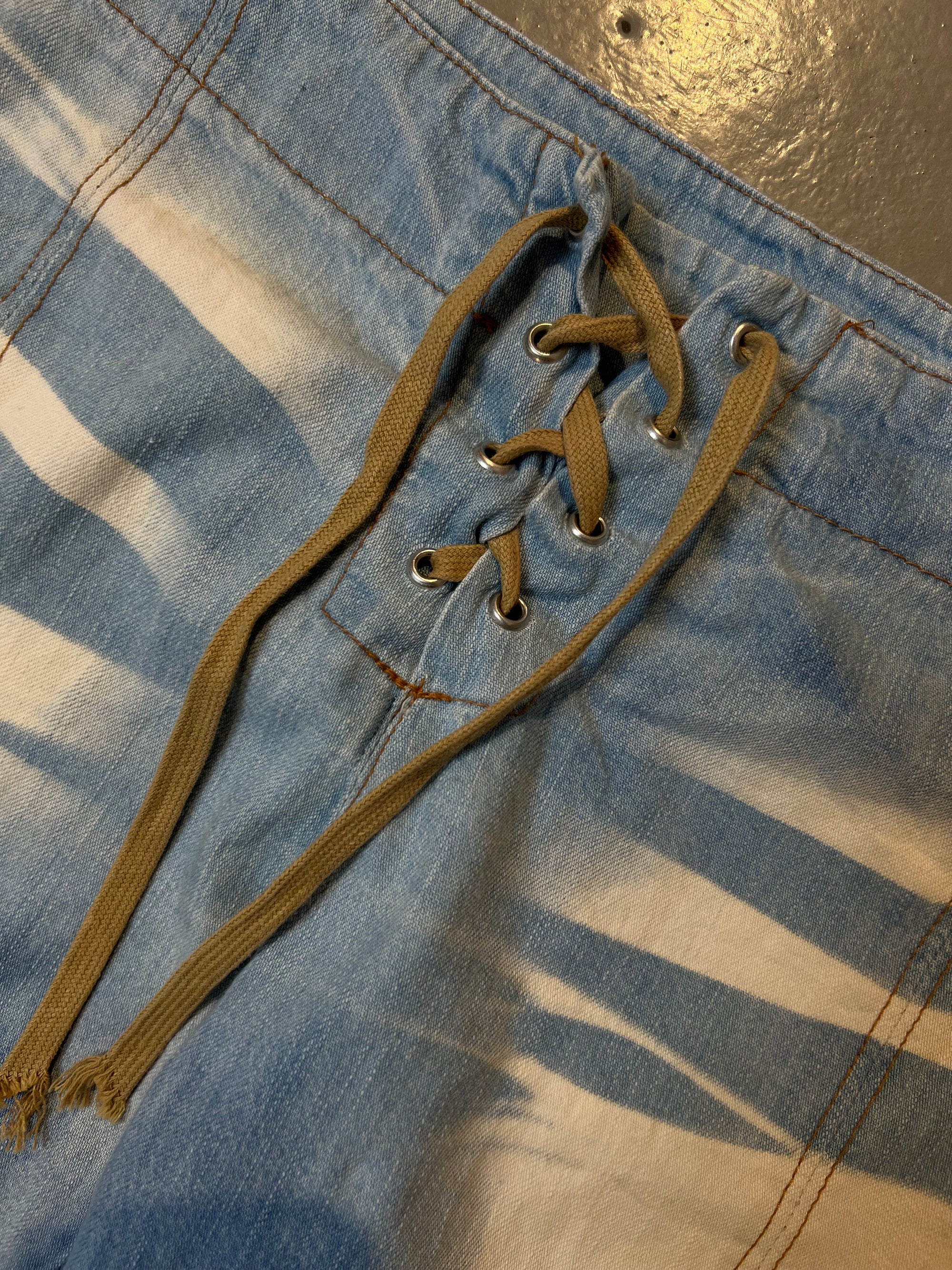 Vintage Light Blue Washed Denim S