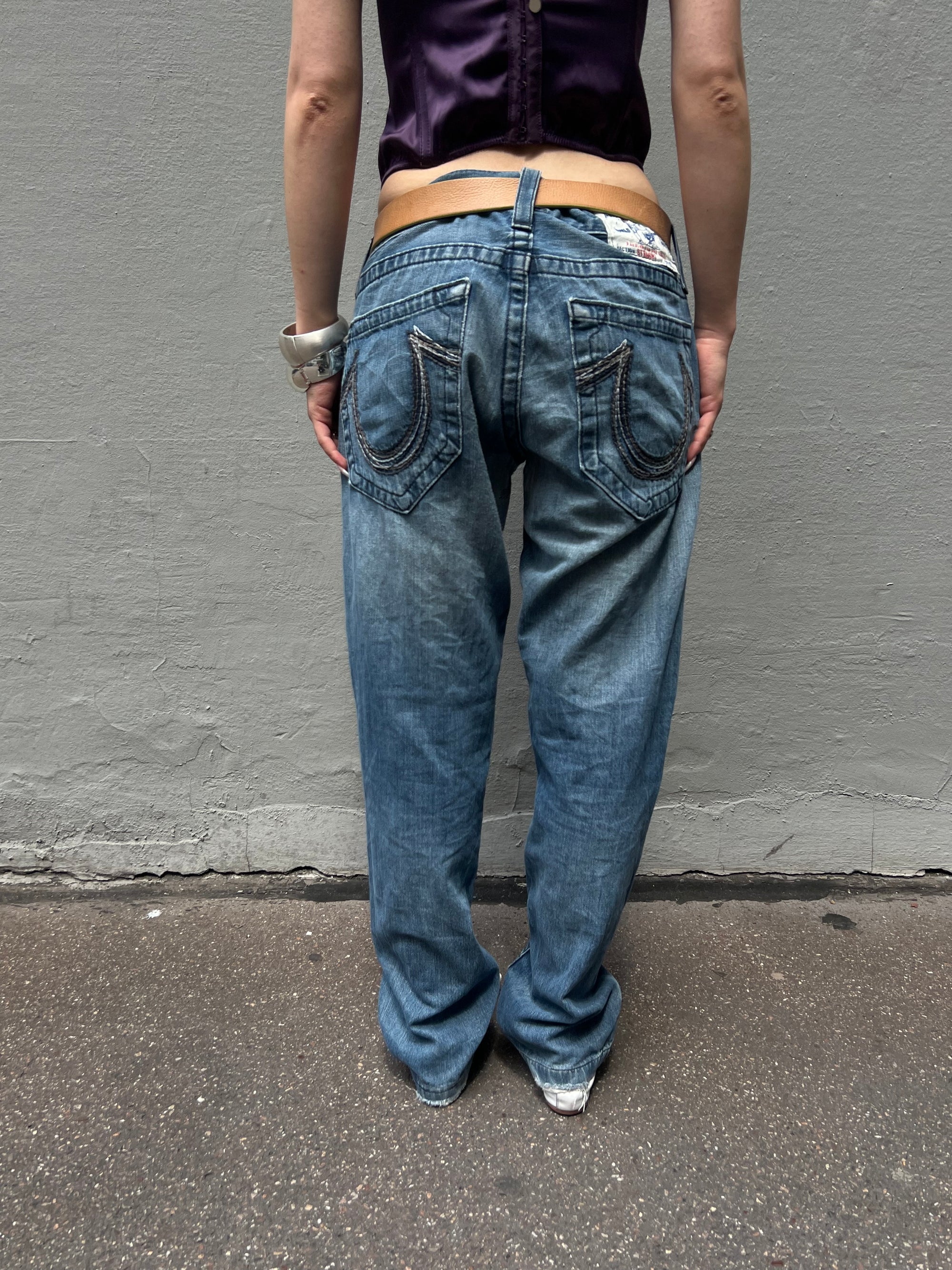 Vintage True Religion Ripped&Stitched Denim S/M