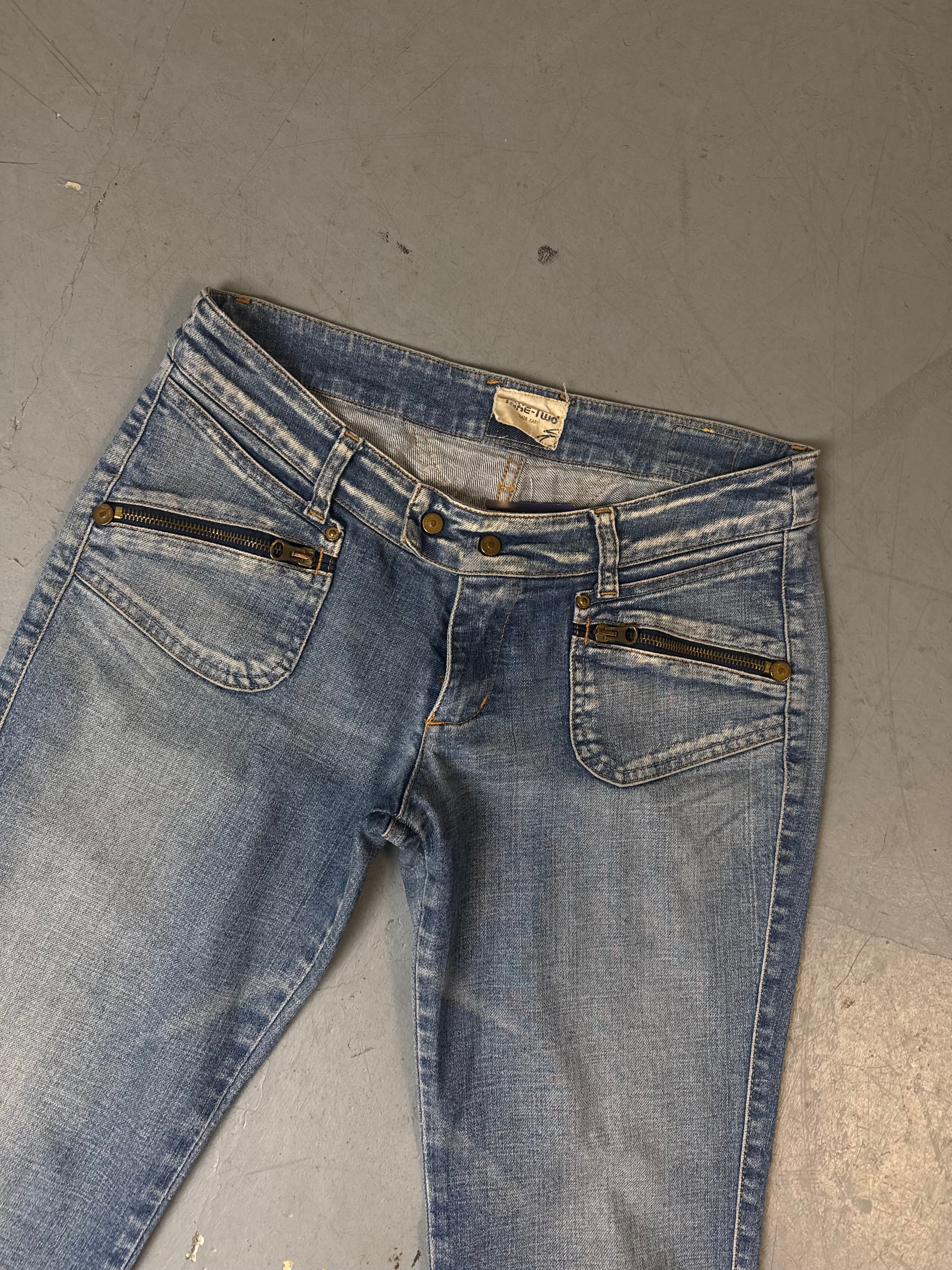 Vintage Take Two Low Waist Bootcut Jeans M