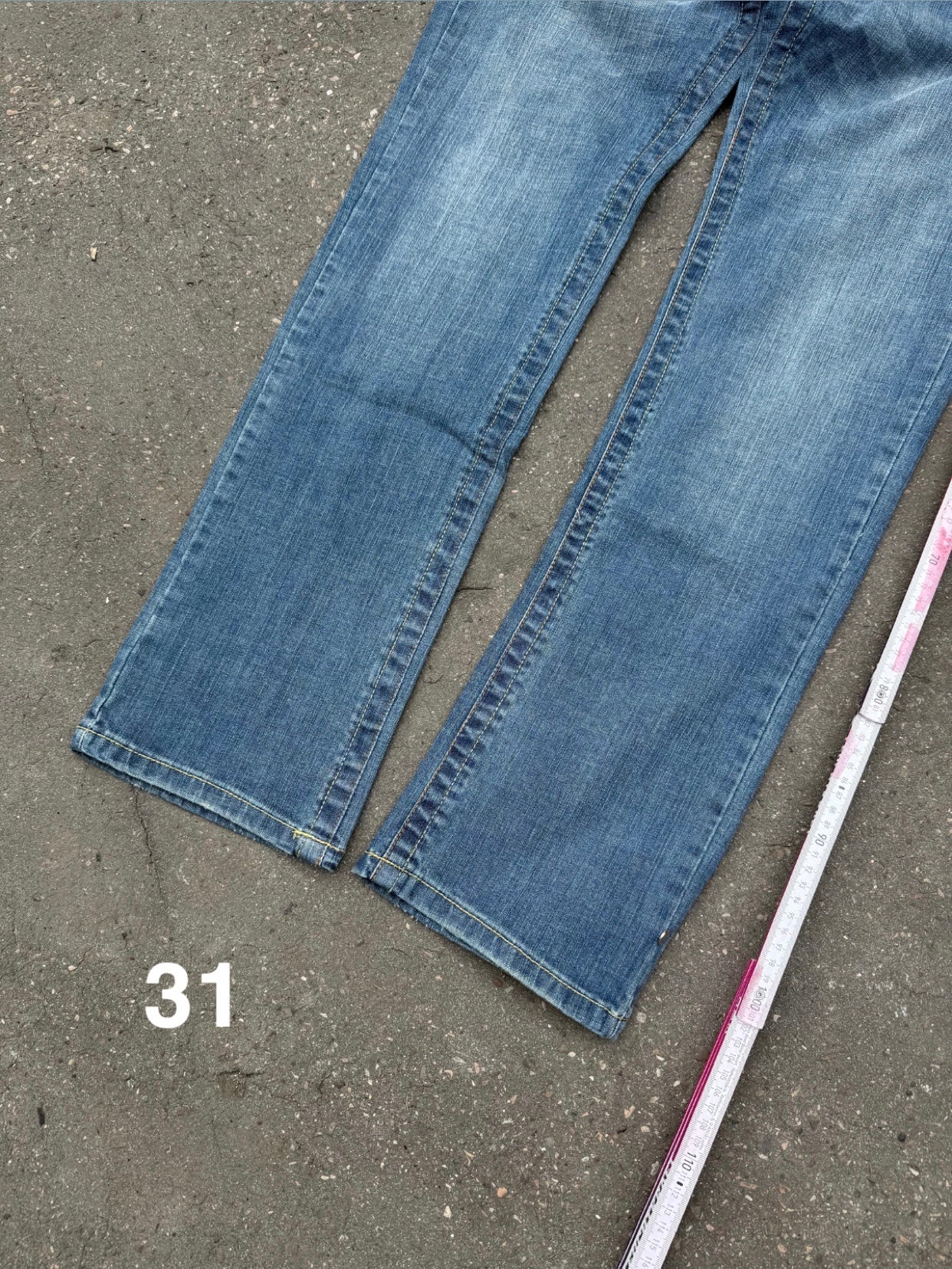 Y2K Laguna Beach „New Crystal Cove“ Mid Waist Denim S/M + BOX
