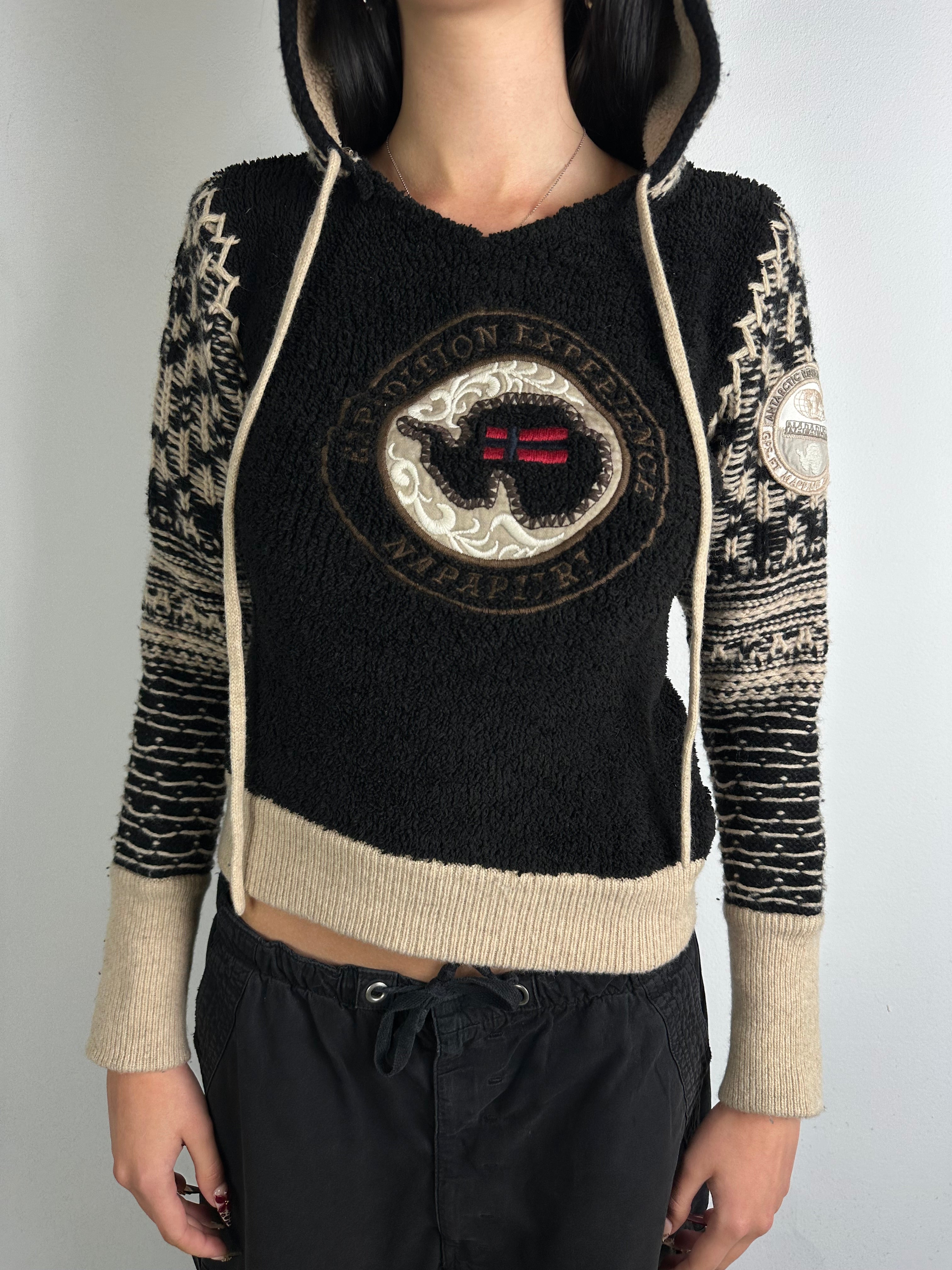 Vintage Napapiri Wool Hoodie XS/S