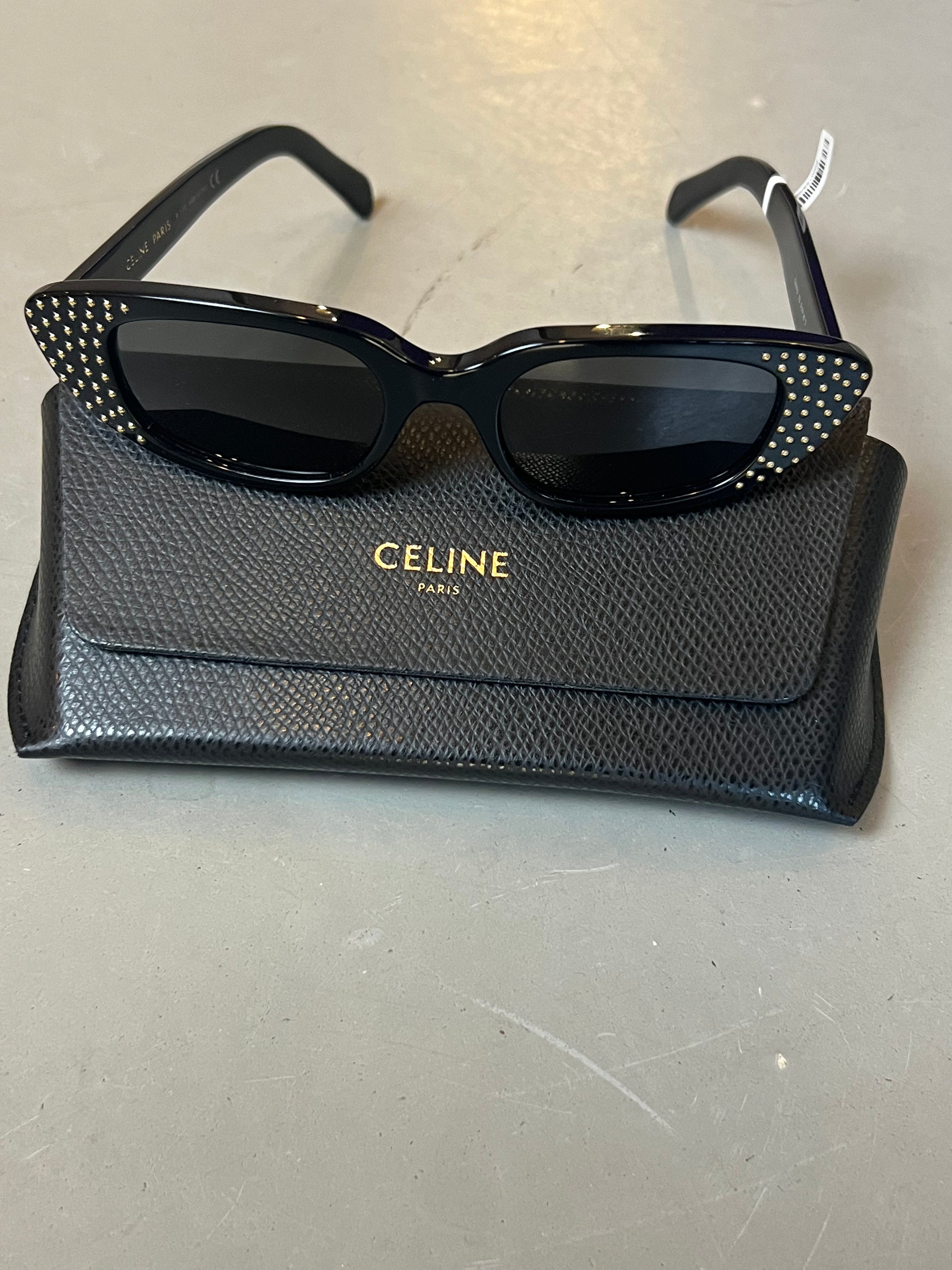 Vintage Celine Paris Sunglasses Black