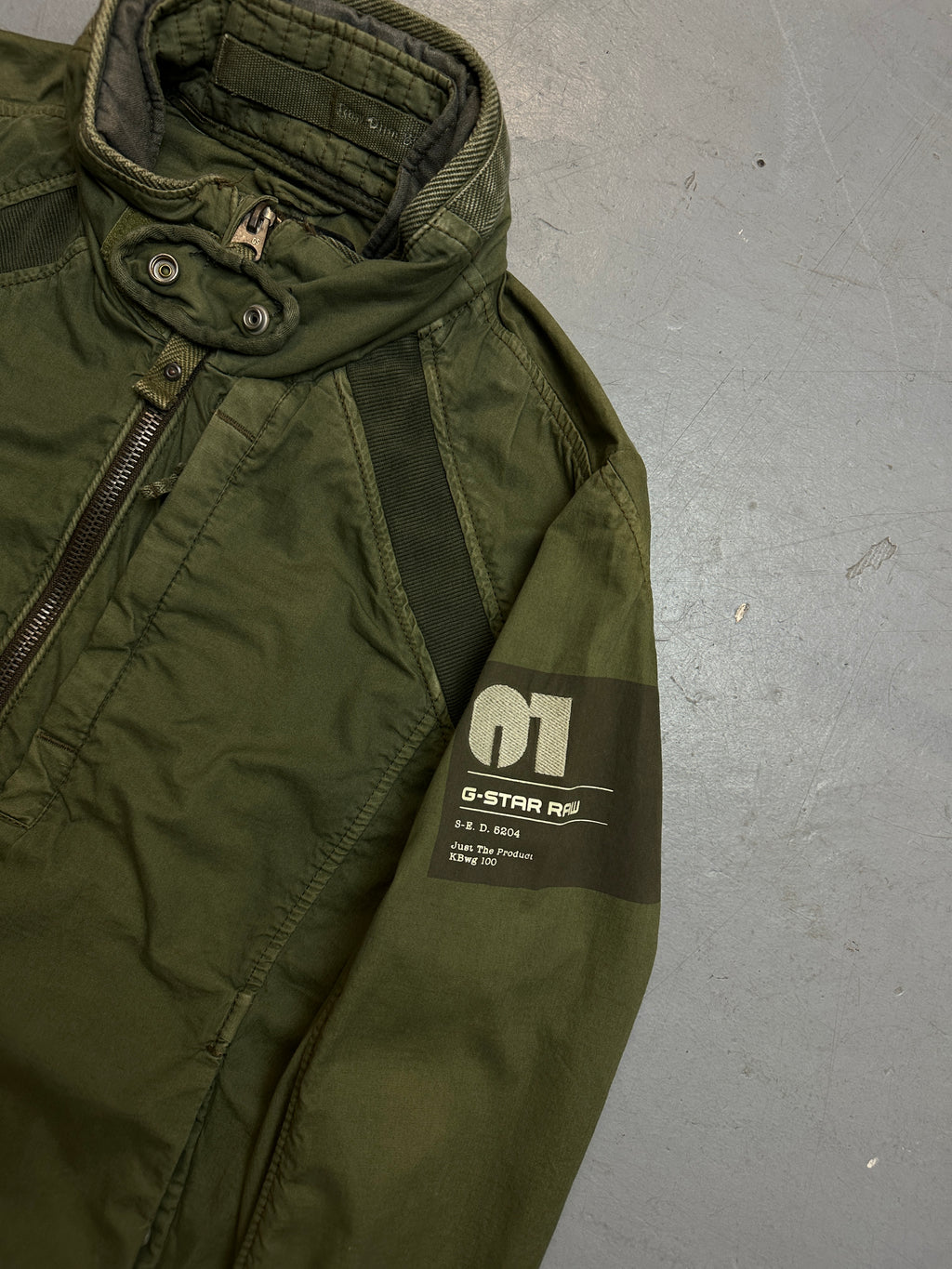 Vintage G-Star Raw Green Jacket unisex. Y2K Second Hand 2000s Fashion