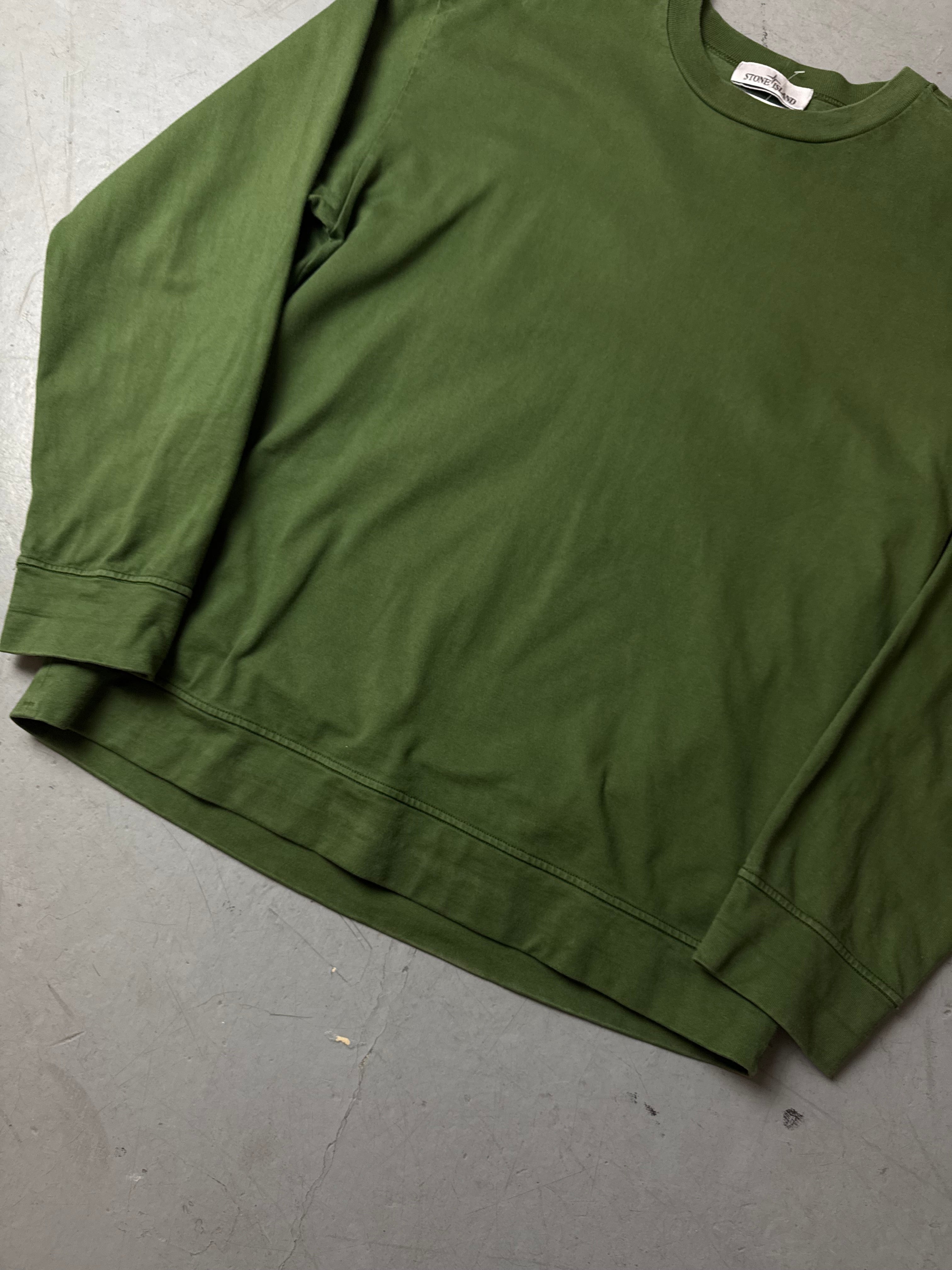 Vintage Stone Island Dark Green Crewneck Sweater L