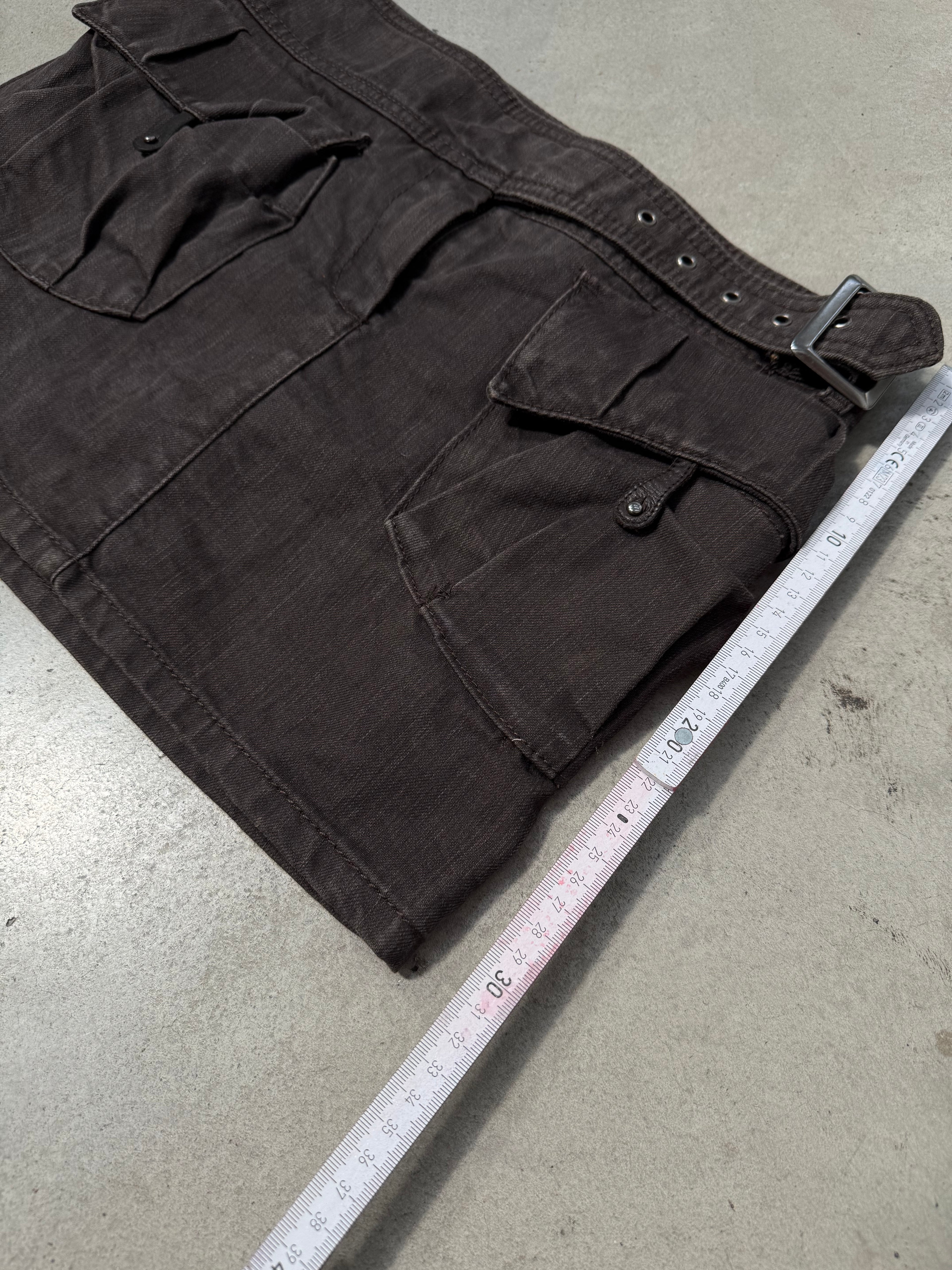 Vintage Sisley Black Mini Skirt M