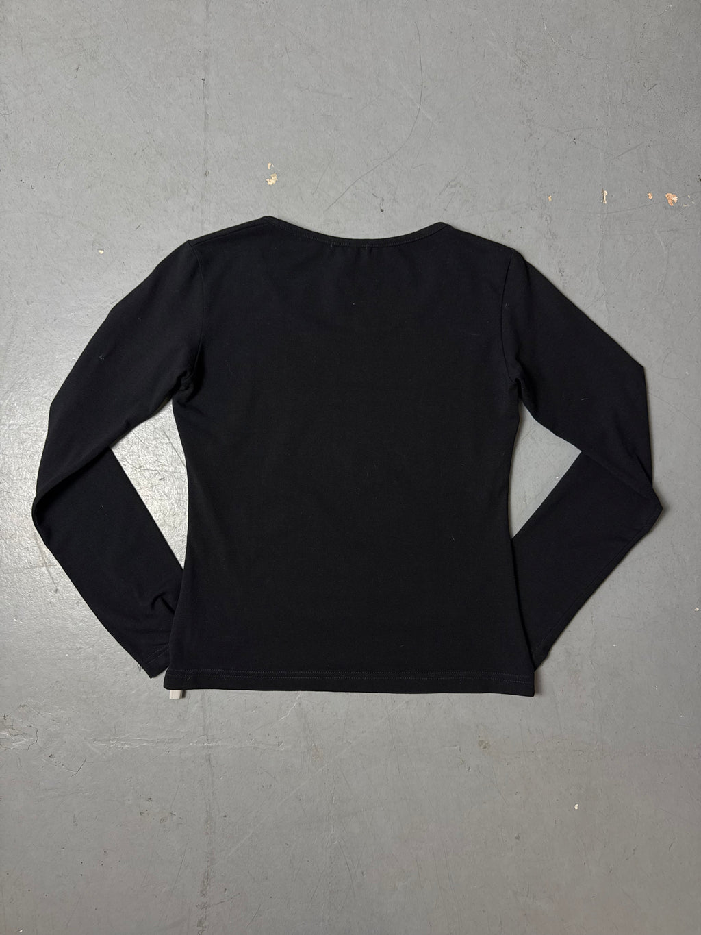 Vintage Ingenue Black Rhinestone Longsleeve S