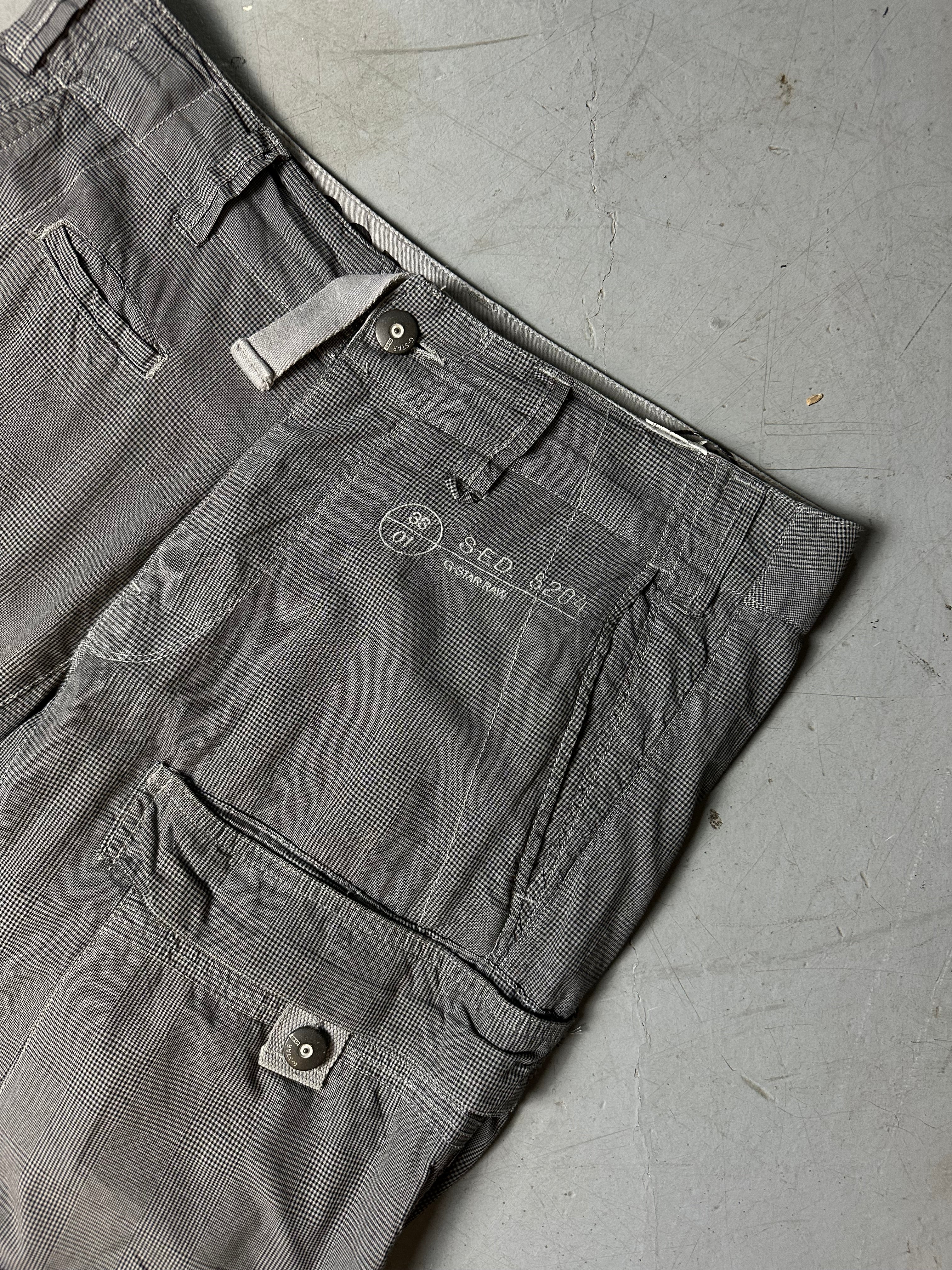 Vintage G-Star Raw Grey Baggy Cargo Pants M