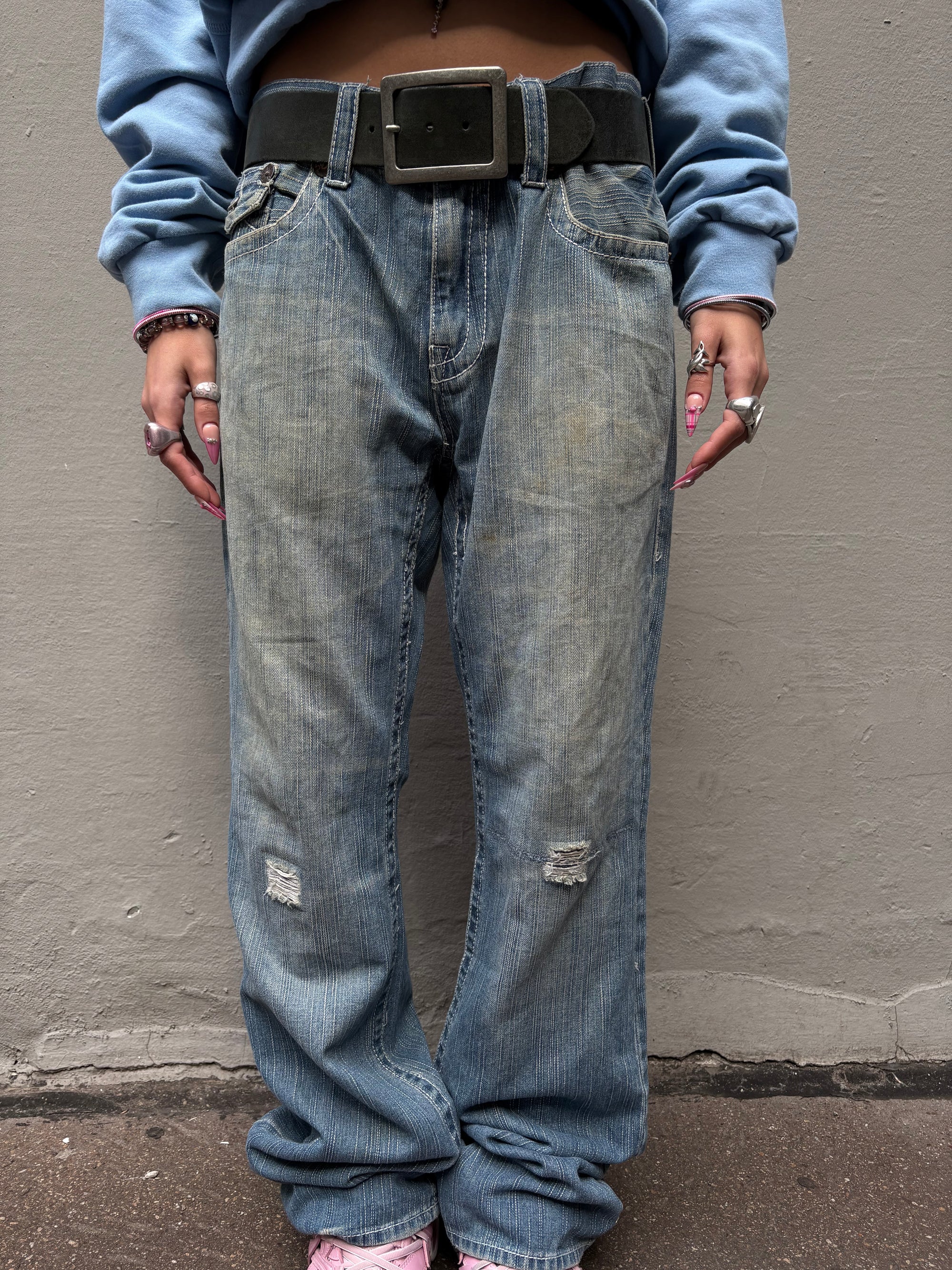 Vintage True Religion Stitched Denim L/XL