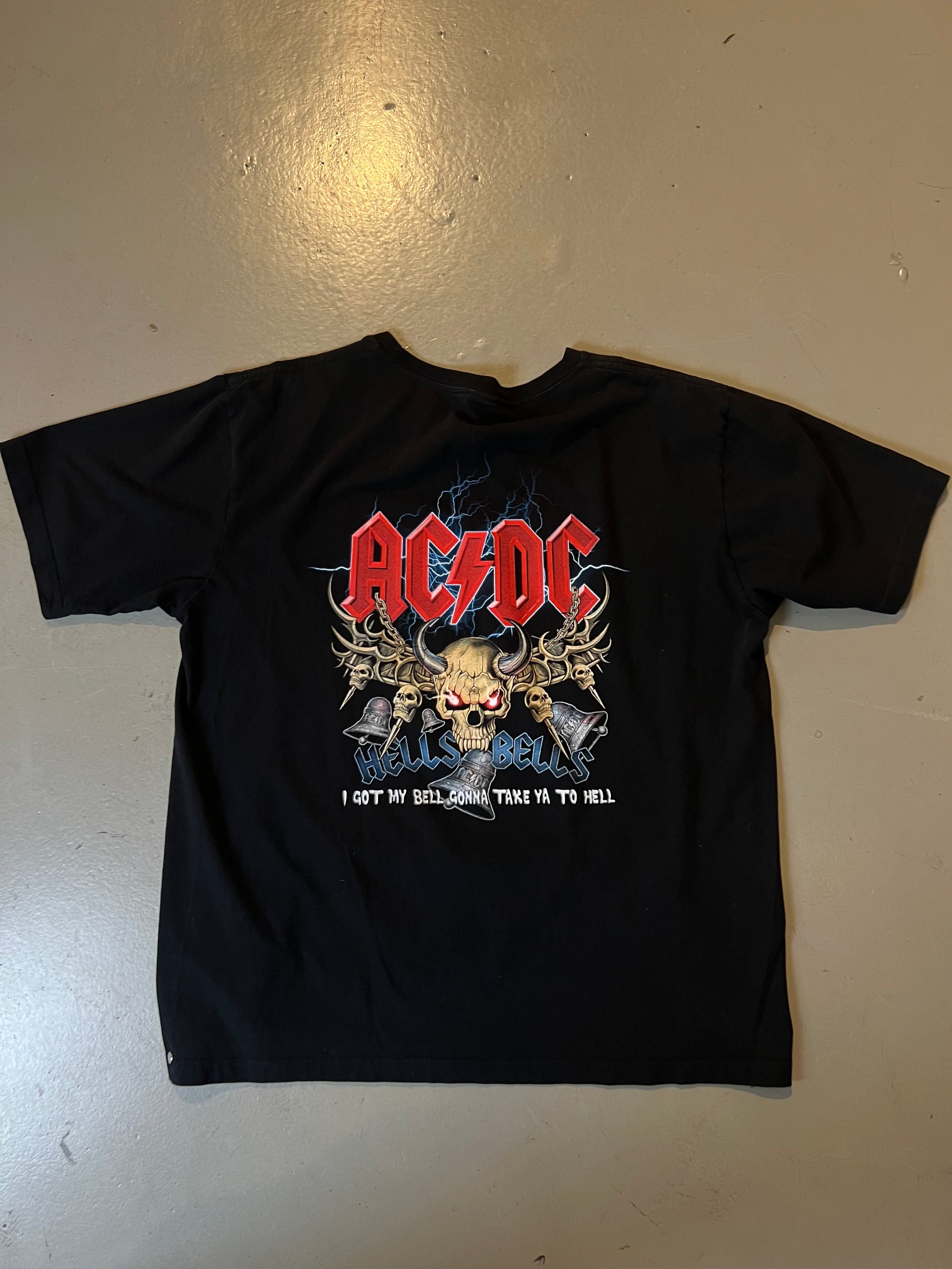 Vintage Black AC/DC Tee XL/XXL