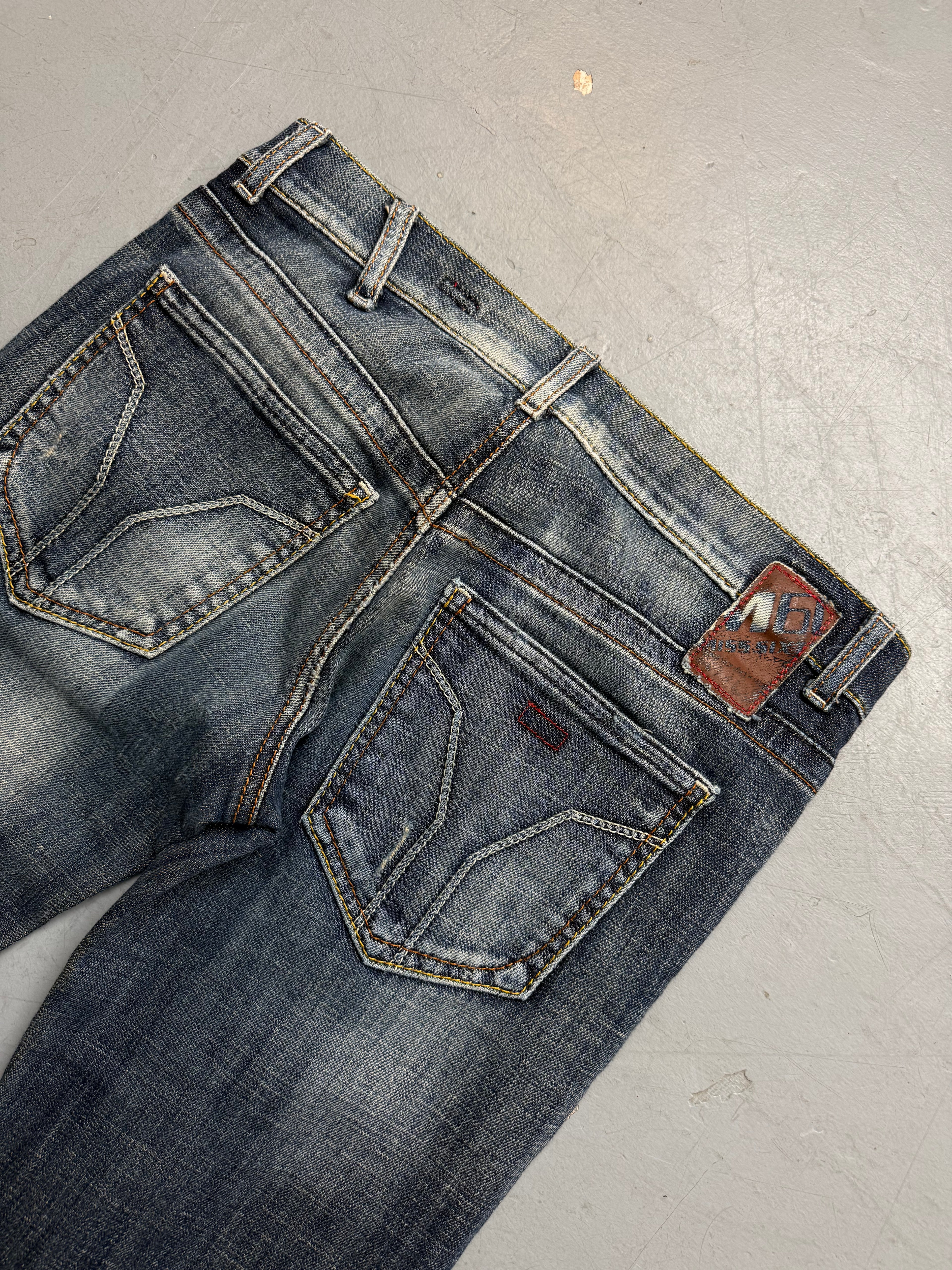 Vintage Miss Sixty Low Waist Washed Denim S/M
