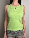 Vintage Guess Green Tank Top L