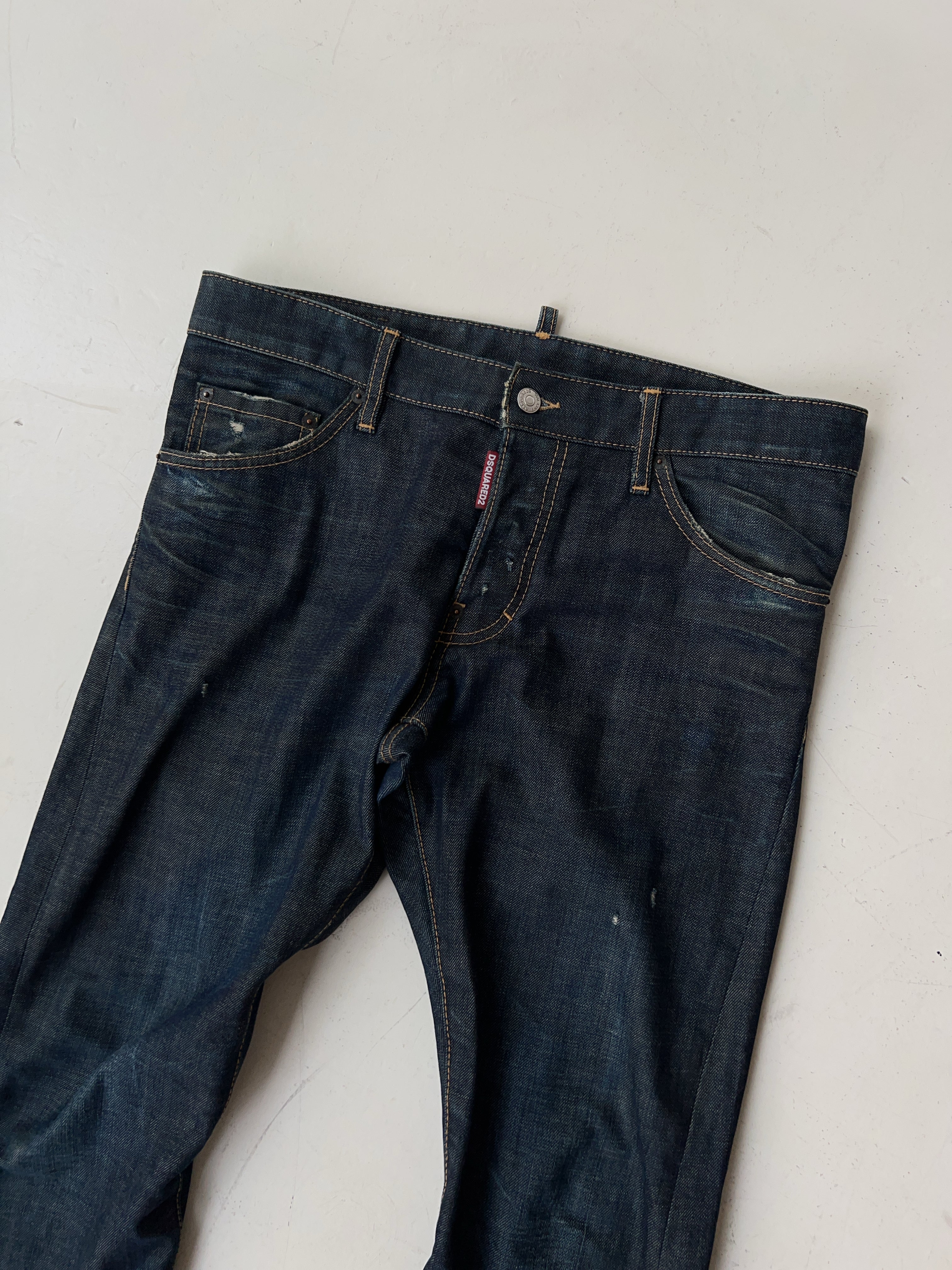 Vintage Dsquared2 Straight Leg Jeans (L)