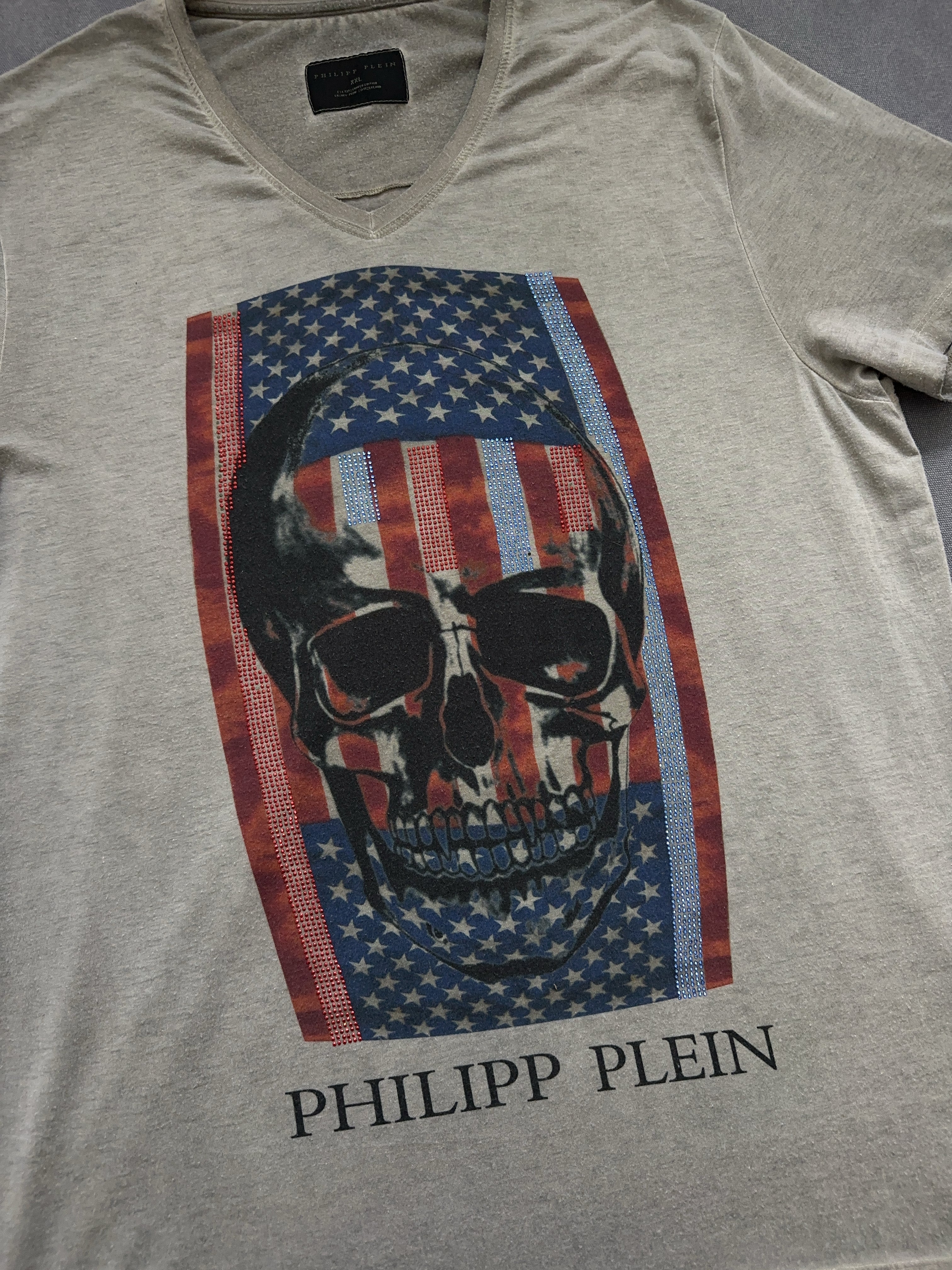 Vintage Vintage Philipp Plein T-Shirt für Herren. Y2K Second Hand 2000s Fashion 