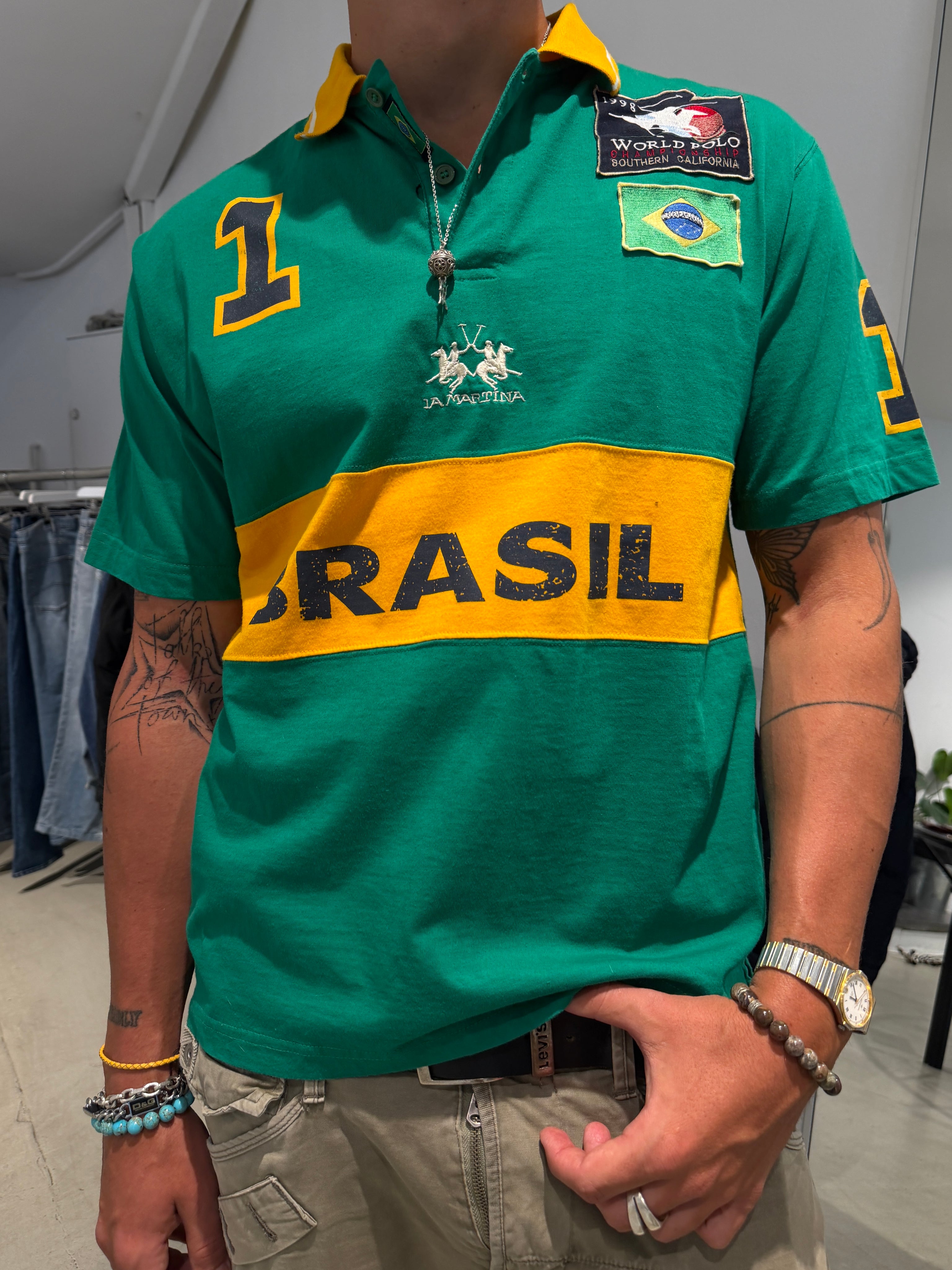 Vintage La Martina Poloshirt Brasil (L)
