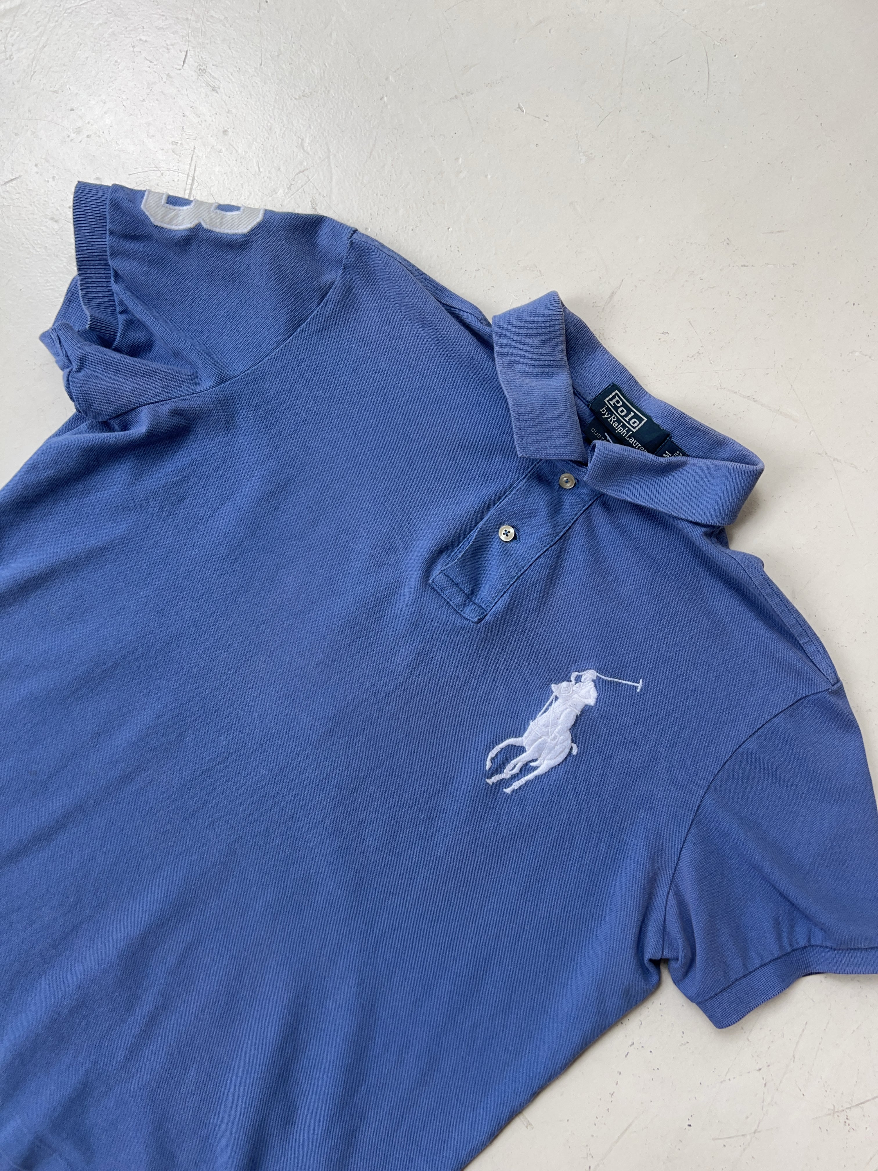 Vintage Polo Ralph Lauren Blue Poloshirt (M)