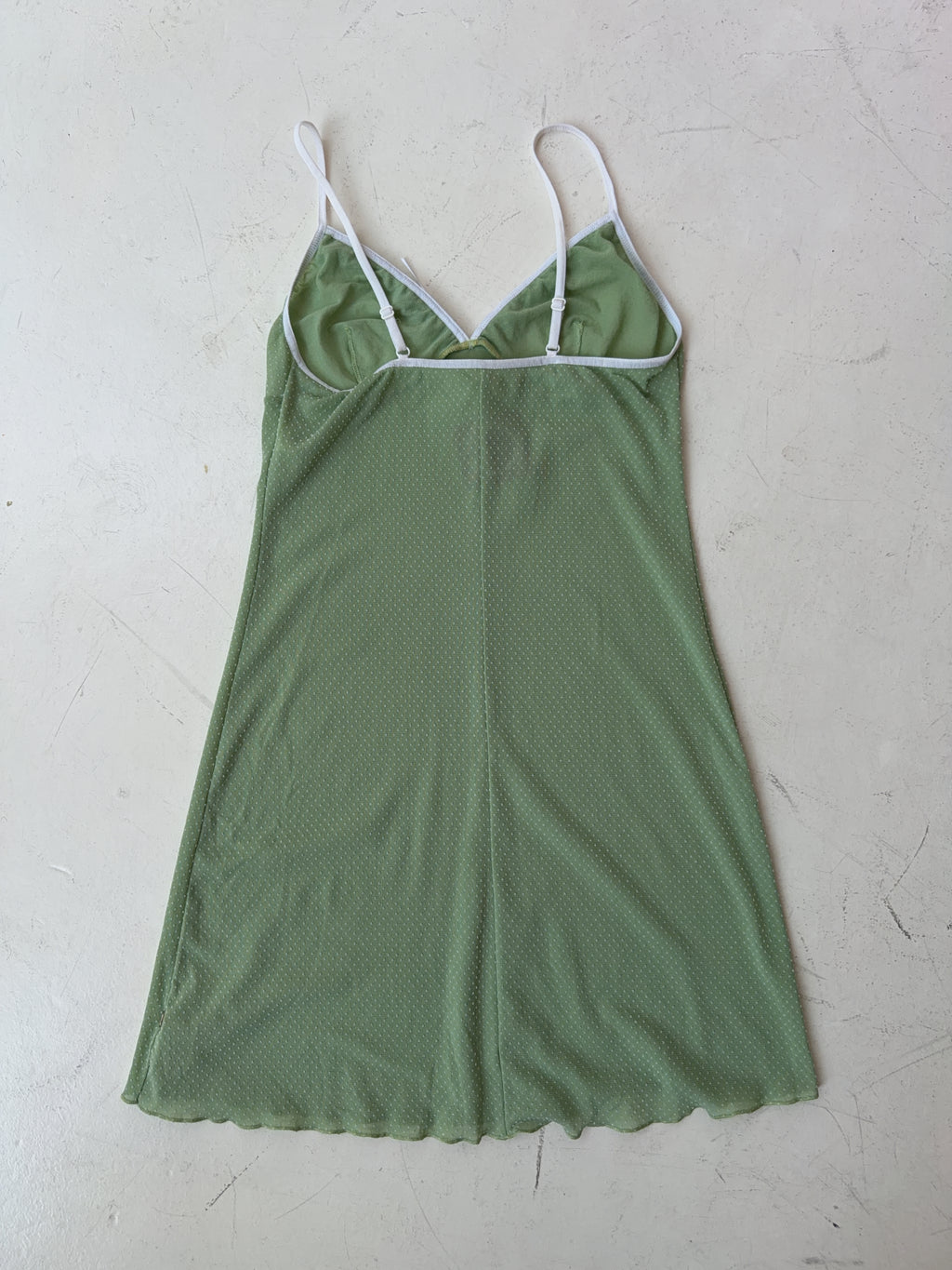 Vintage Green Mesh Top (M)