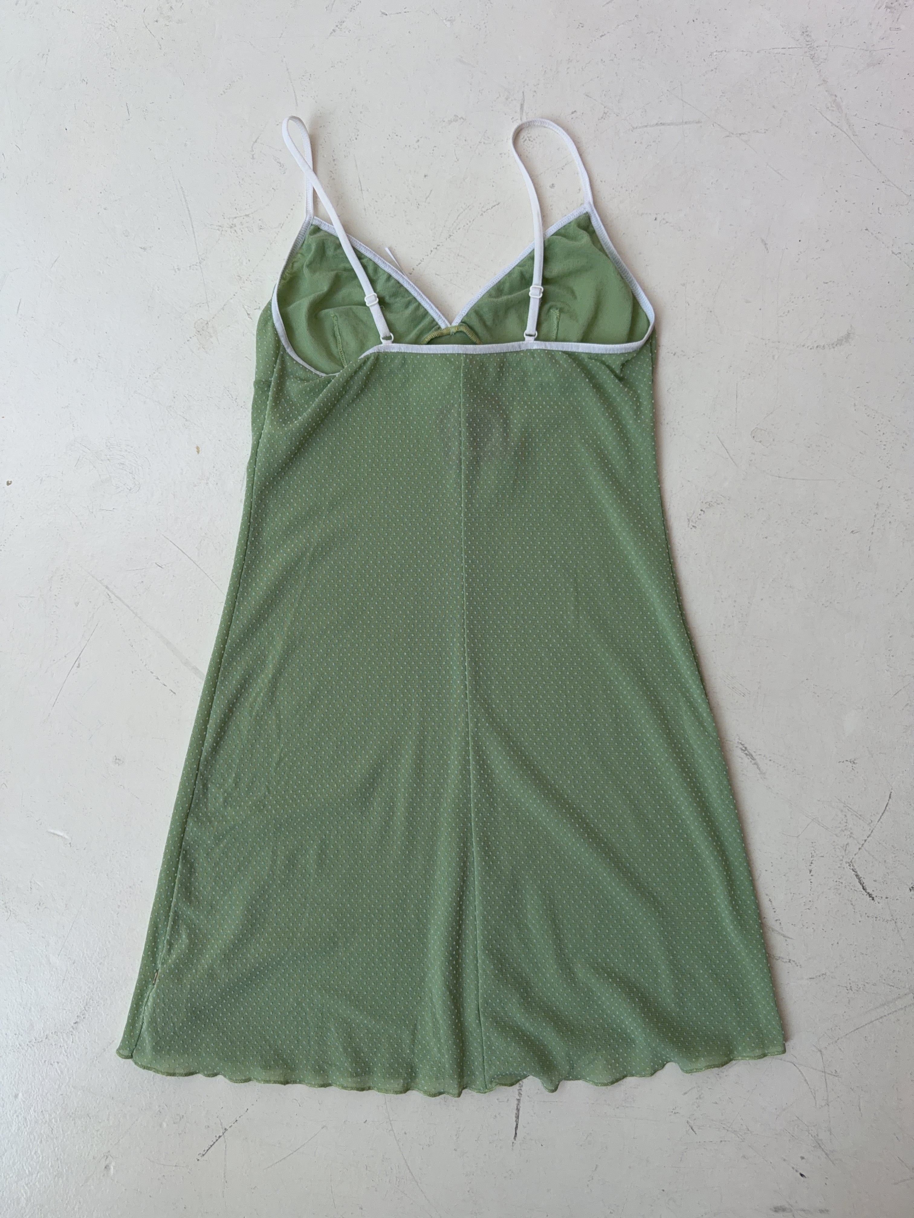 Vintage Green Mesh Top (M)