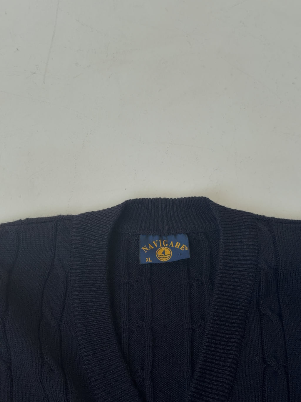 Vintage Navigare Knit Cardigan (XL)
