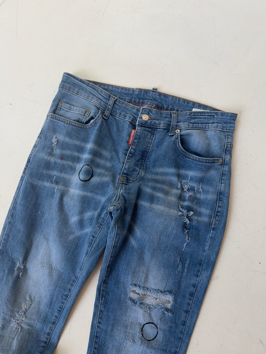 Vintage Dsquared2 Straight Leg Jeans (M/L)