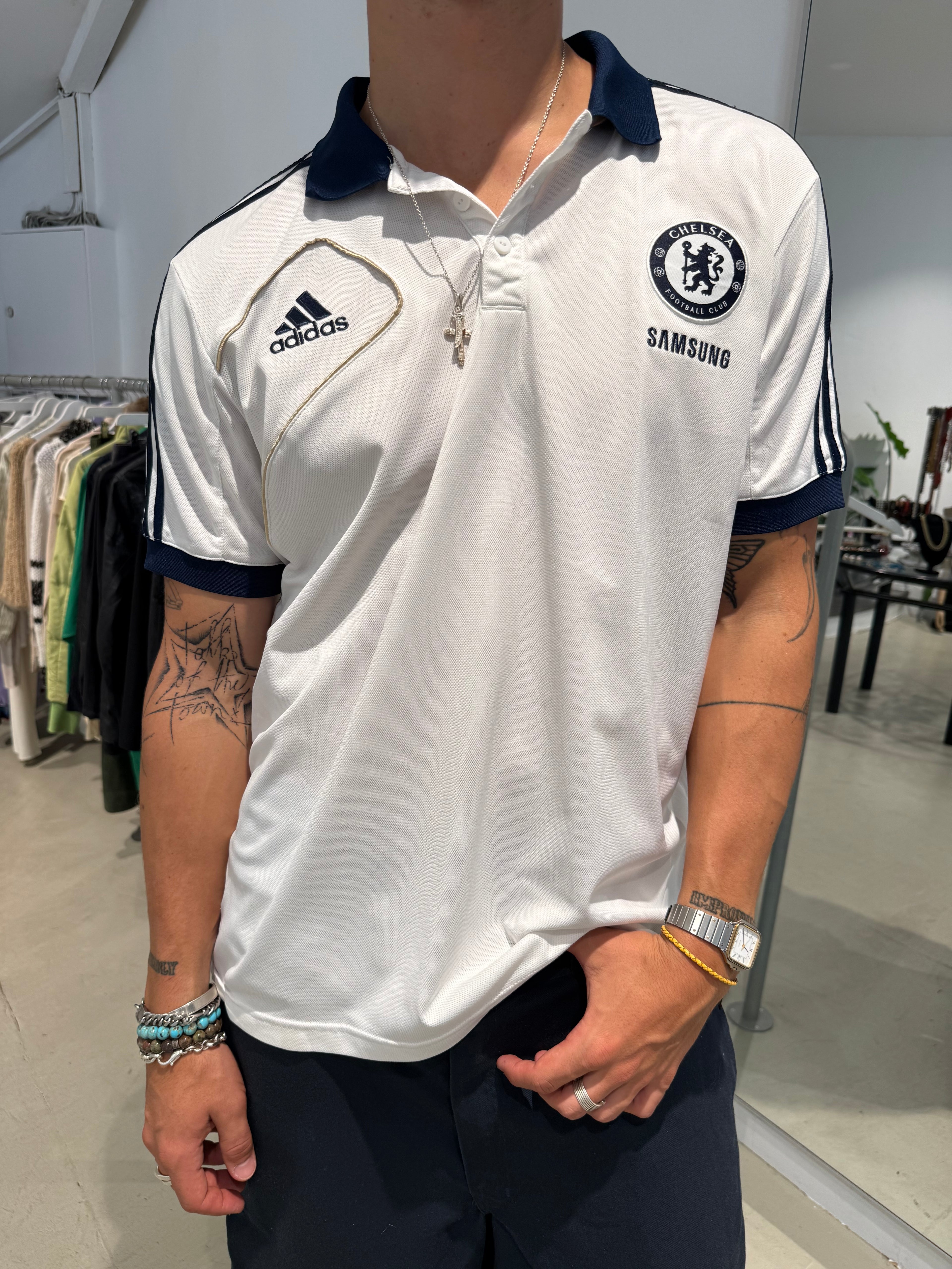 Vintage Adidas Chelsea Polo Jersey 2012 (XL)