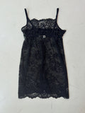 Vintage Black Lace Top (M)