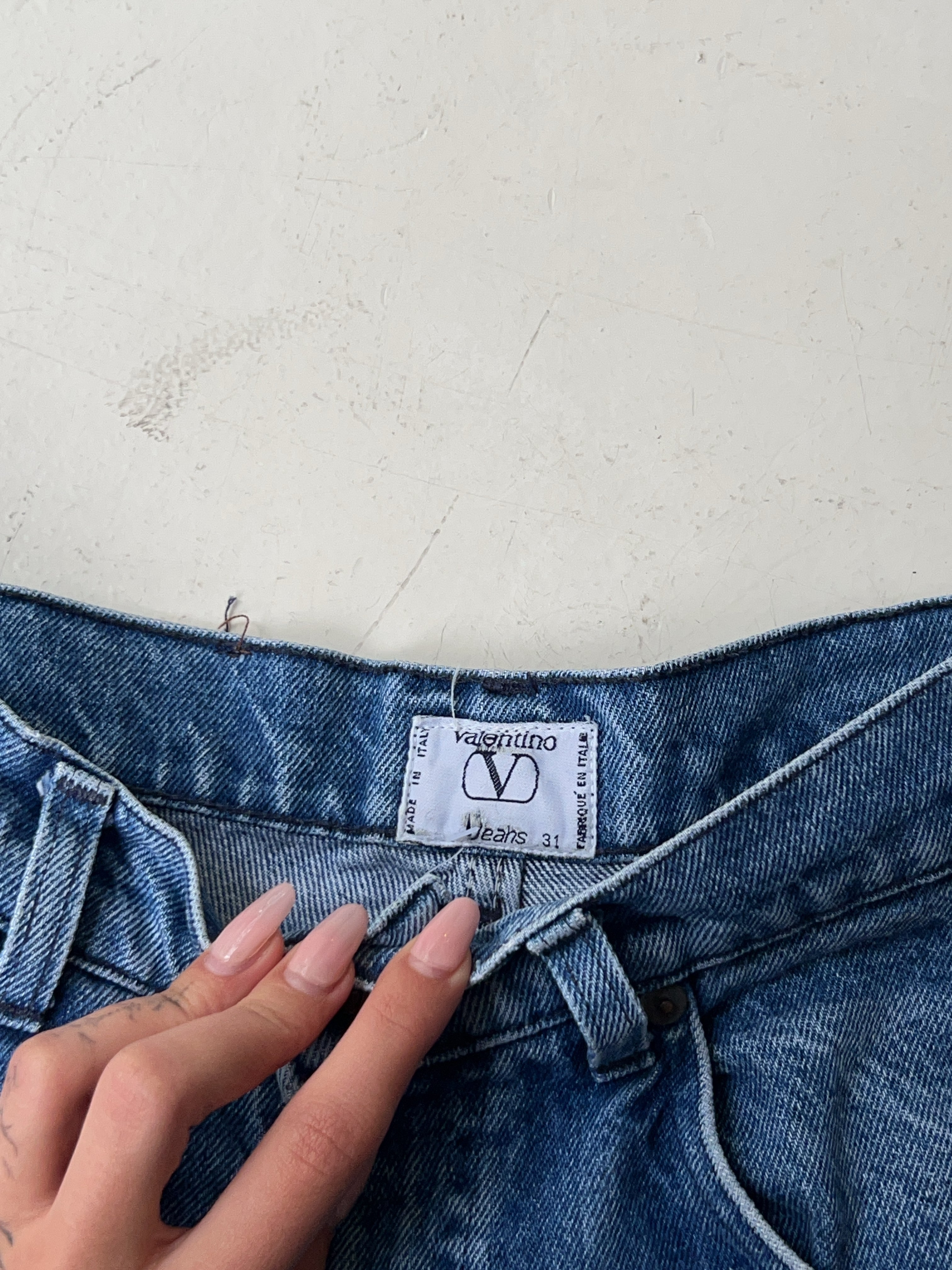 Vintage Valentino Reworked Bootcut Jeans (M)