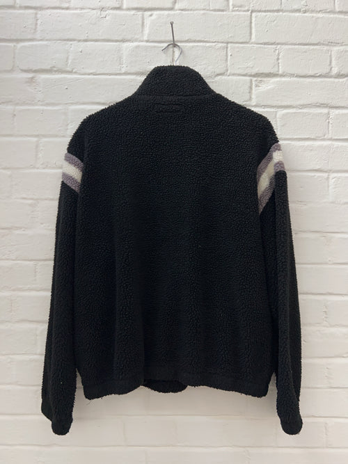 Supreme Arc Half Zip Fleece Sweater black (L) Schwarzer Fleece Pullover von Supreme Unisex 