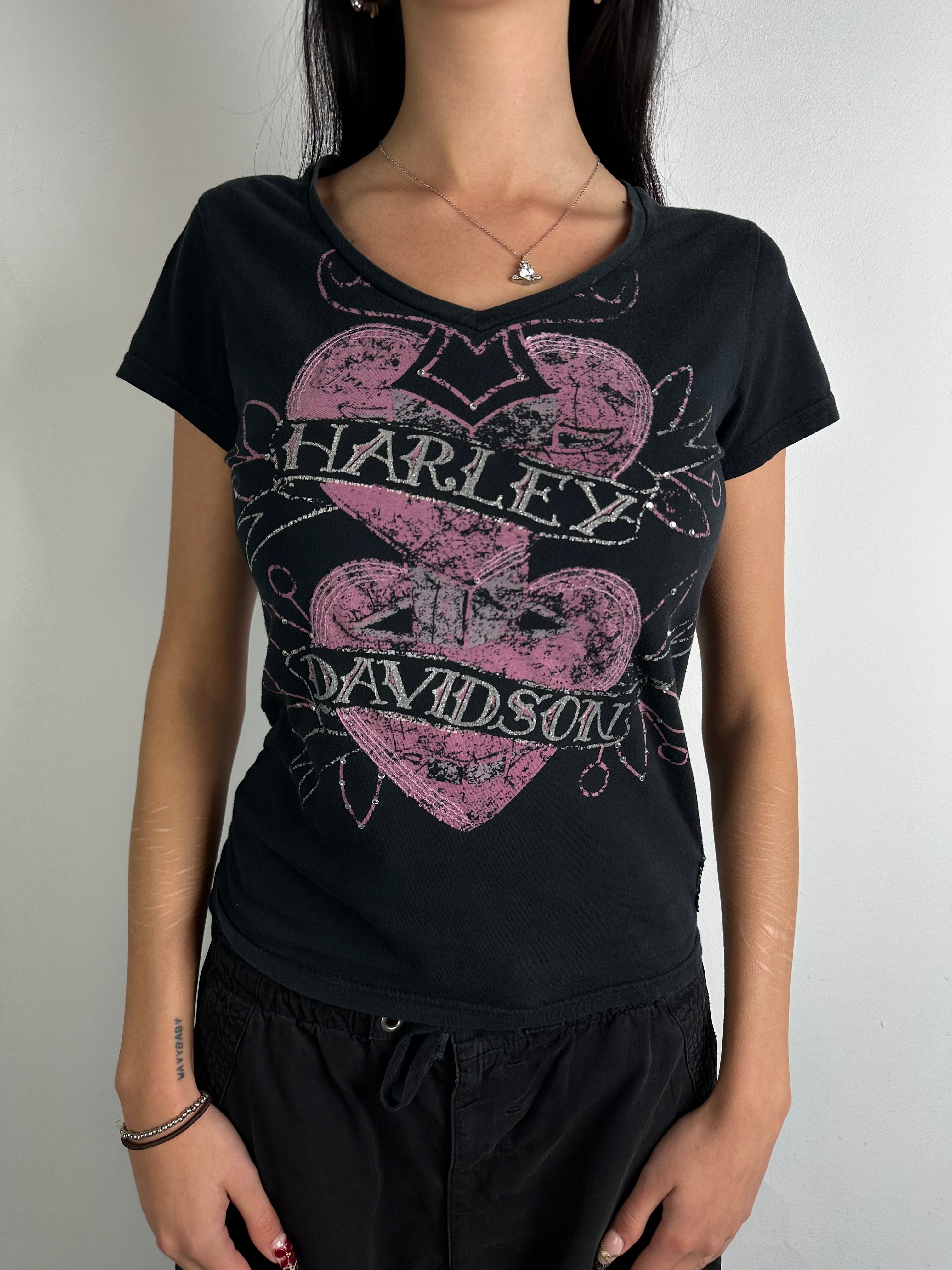 Vintage Harley Davidson Printed T-Shirt M