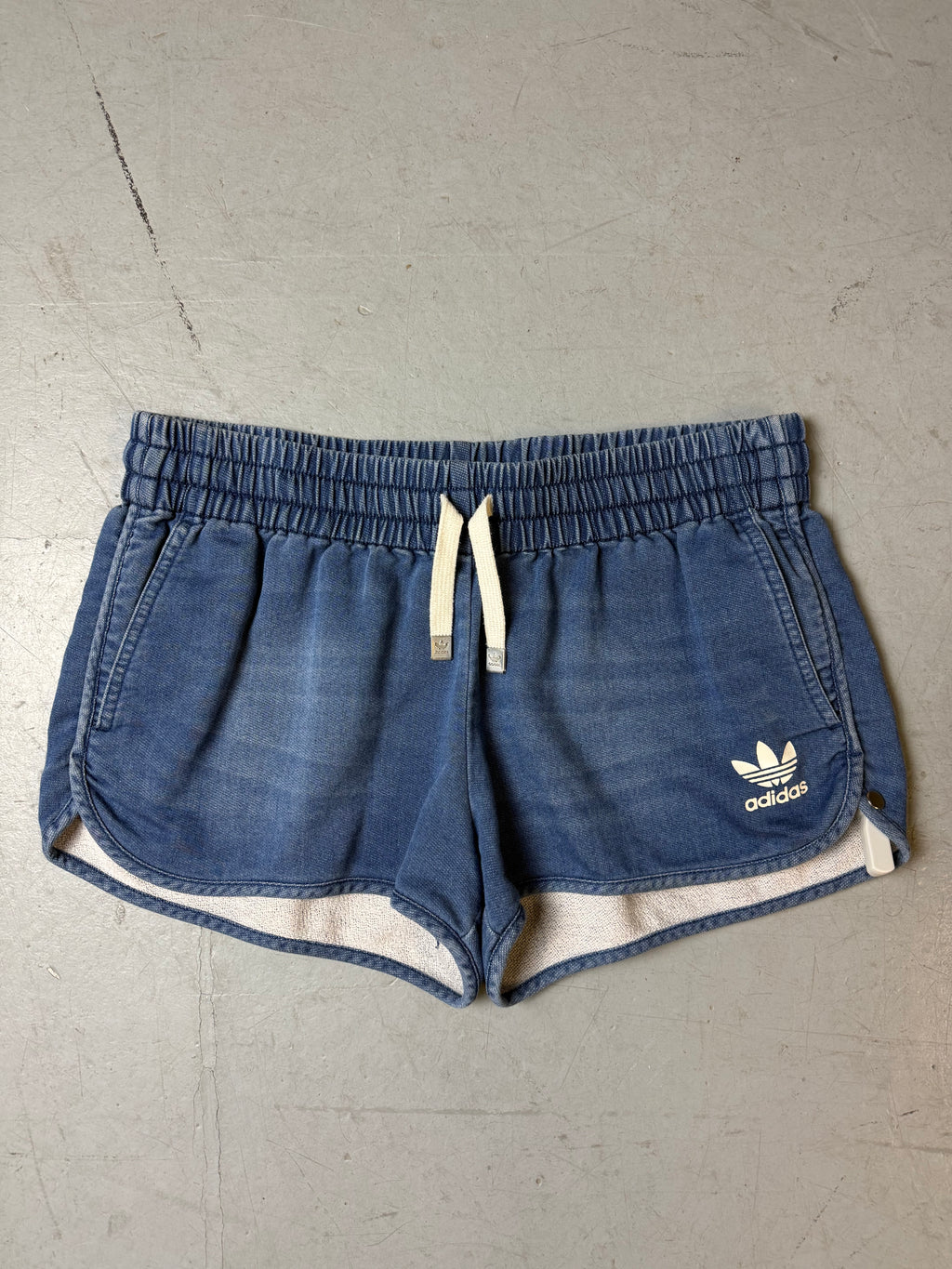Vintage Adidas Blue Jogger Shorts S/M