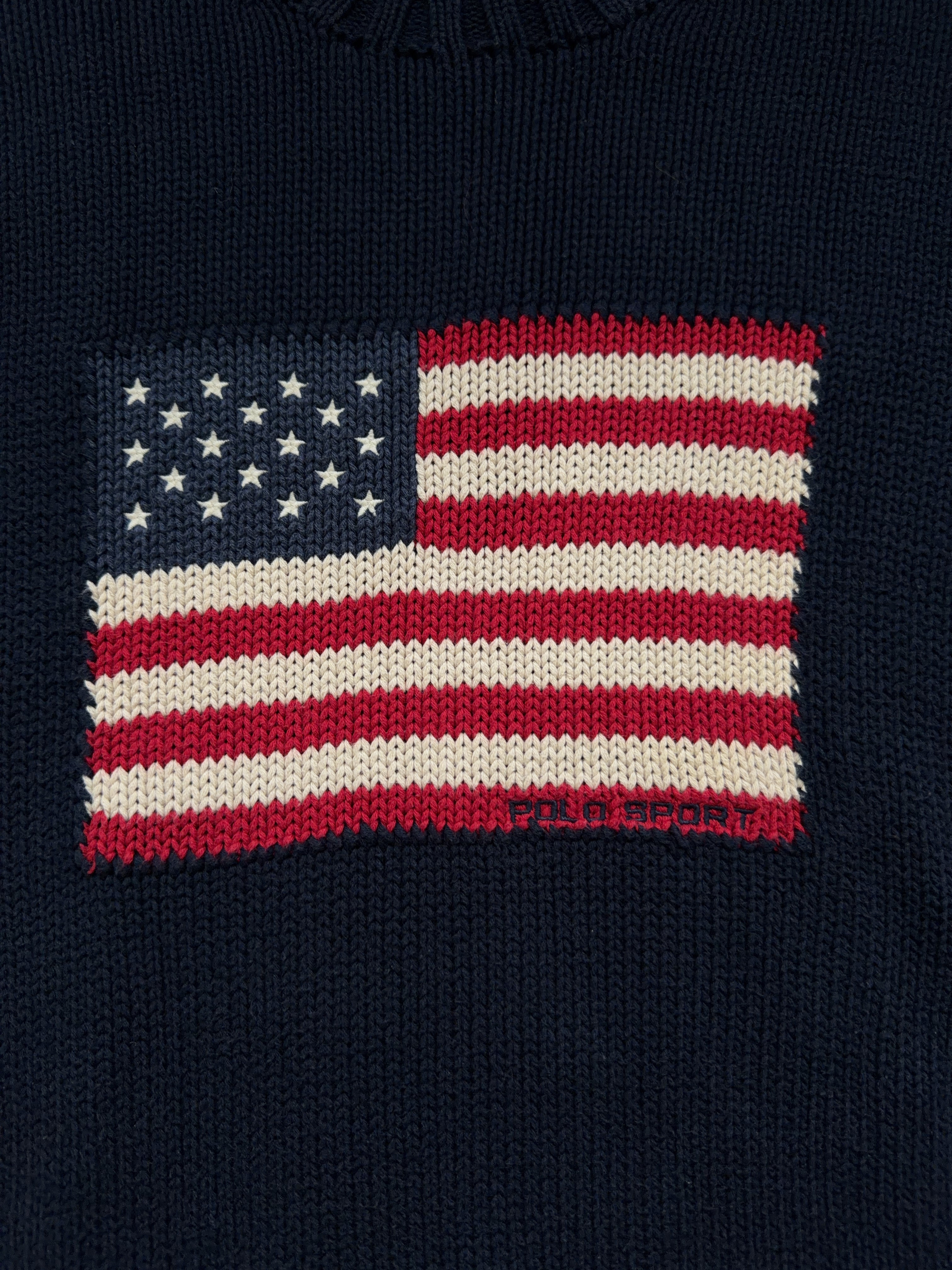 Vintage Polo Sport By Ralph Lauren Knit Sweater (L)