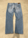 Vintage Armani Jeans Straight Leg Jeans für Herren. Y2K Second Hand 2000s Fashion.