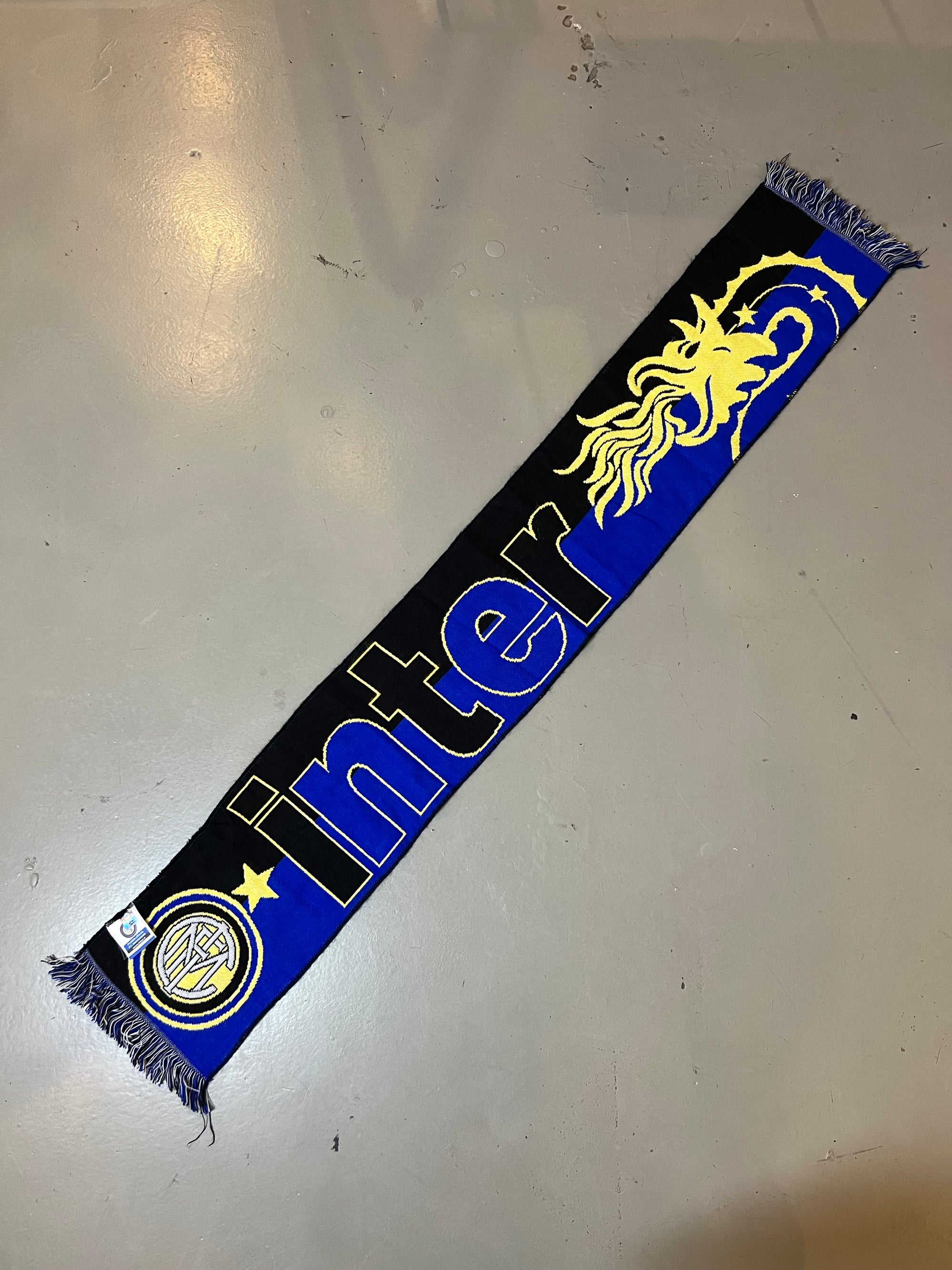 Vintage FC Inter Mailand Soccer Scarf