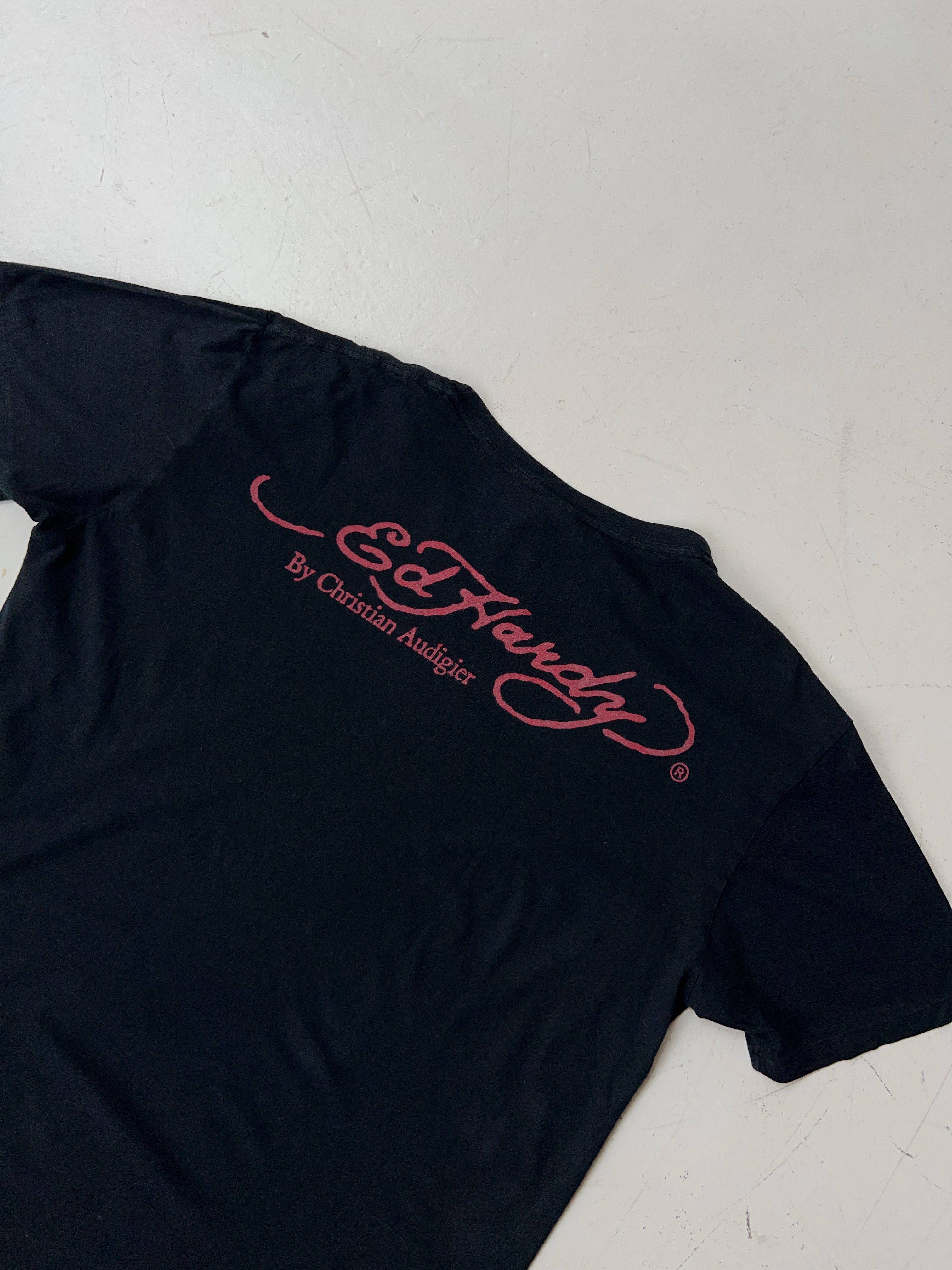 Vintage Ed Hardy Black T-Shirt (L)