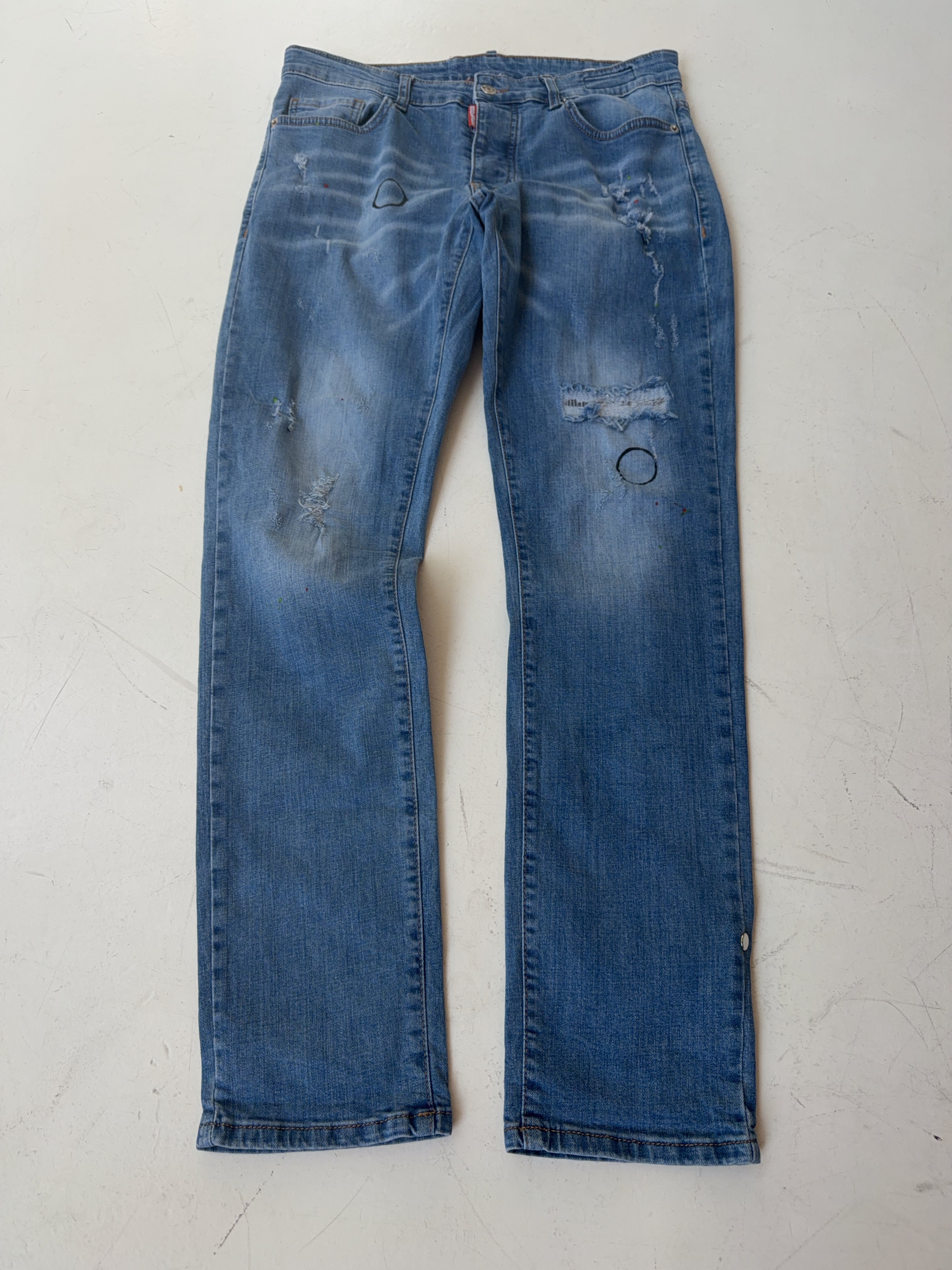 Vintage Dsquared2 Straight Leg Jeans (M/L)