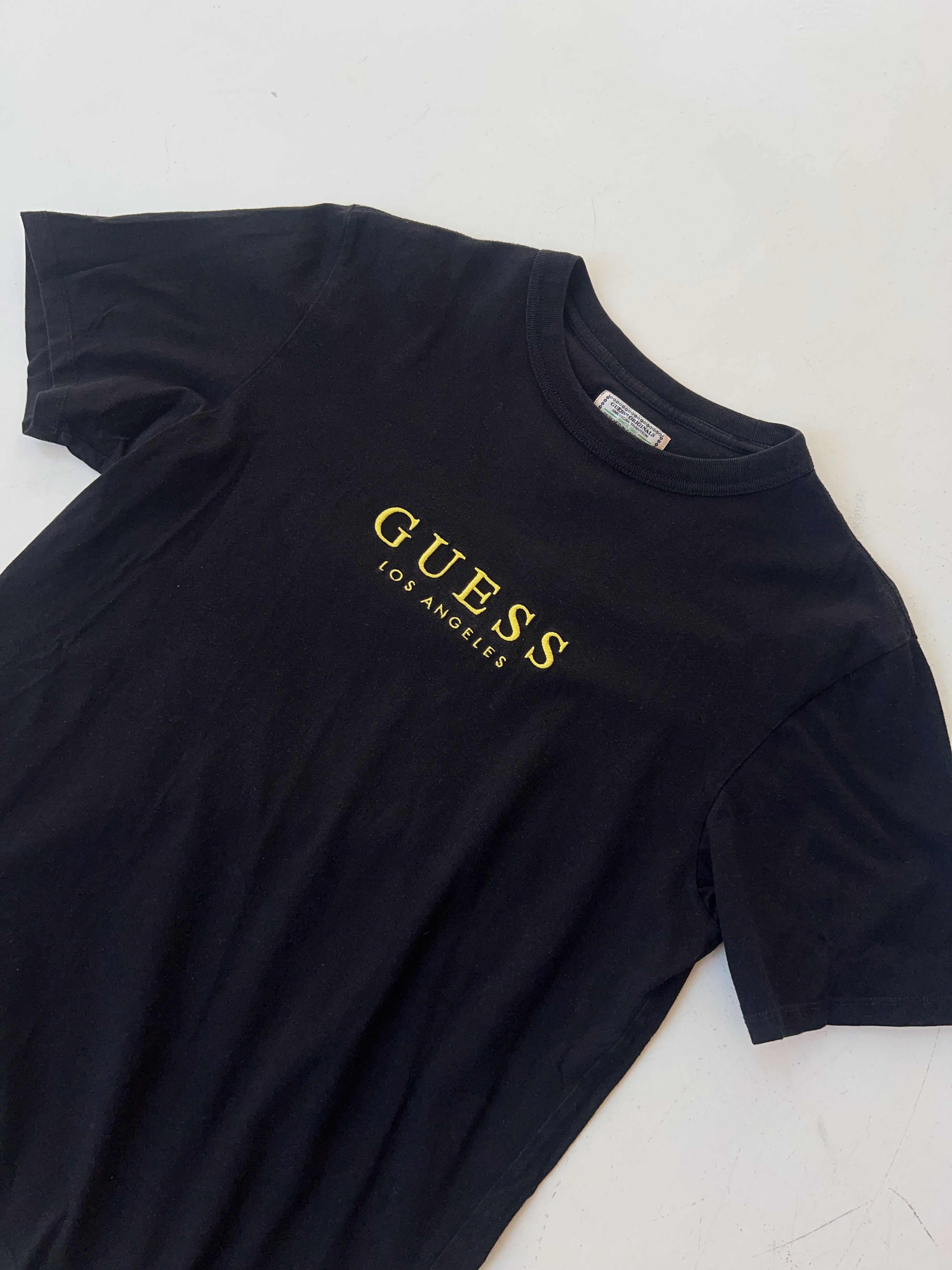 Vintage Guess Black T-Shirt (S)