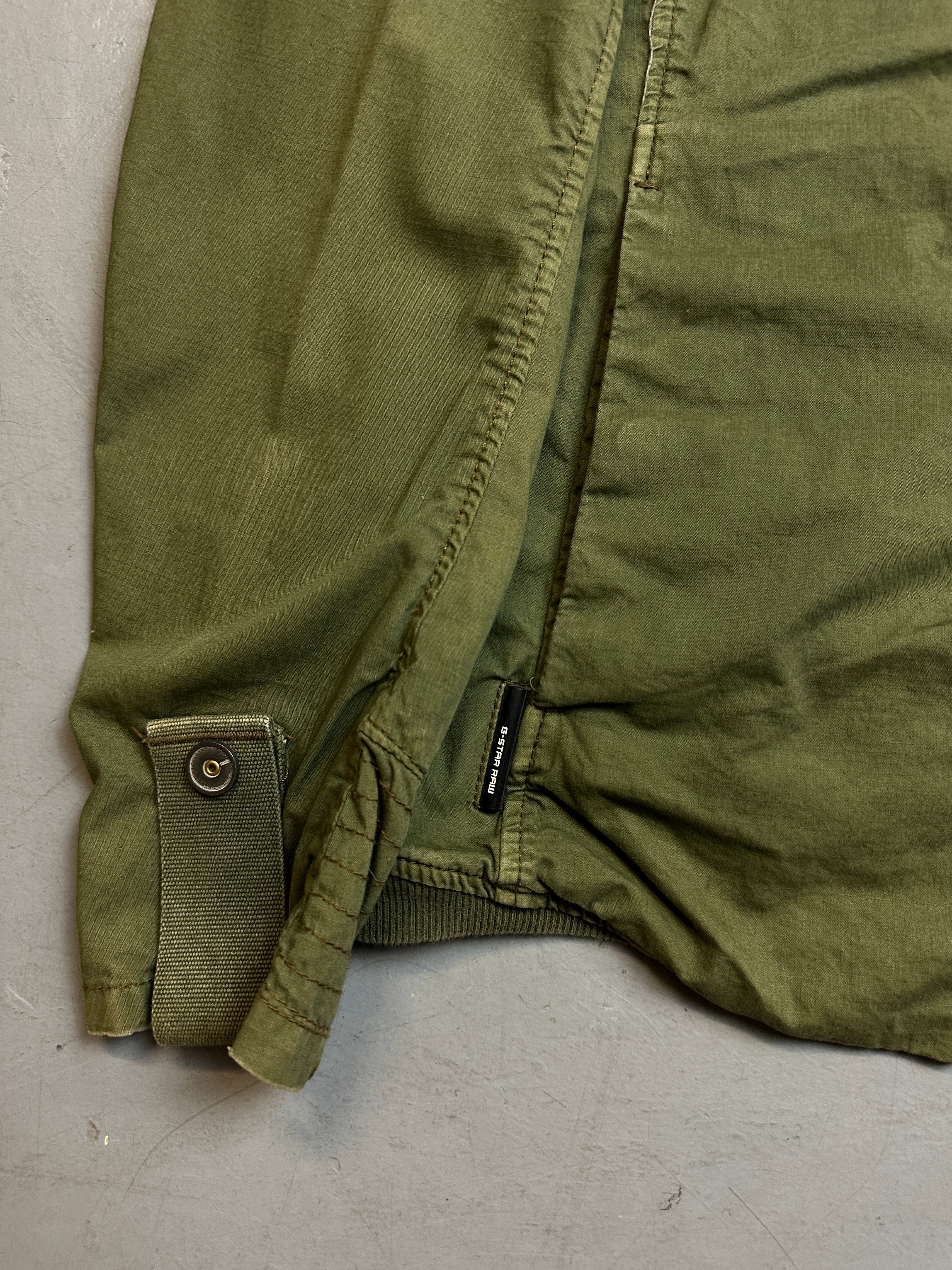 Vintage G-Star Raw Green Jacket unisex. Y2K Second Hand 2000s Fashion