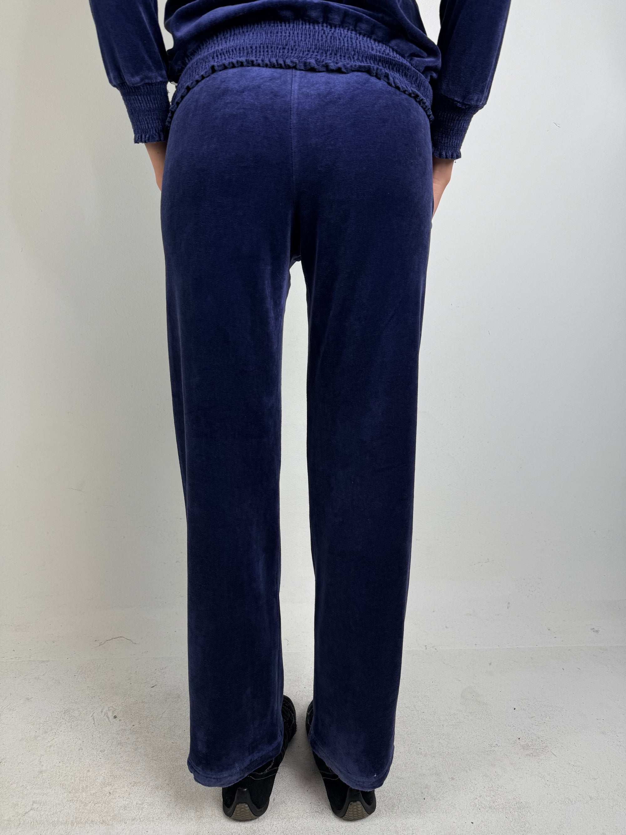 Vintage Moncler Violet Velvet Track Set S