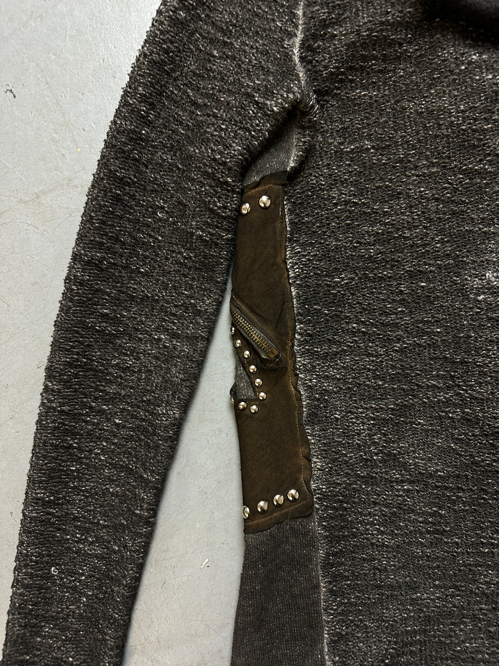 Detailliertes Produktbild von Vintage Sexy Woman Hooded Cardigan M/L von hinten